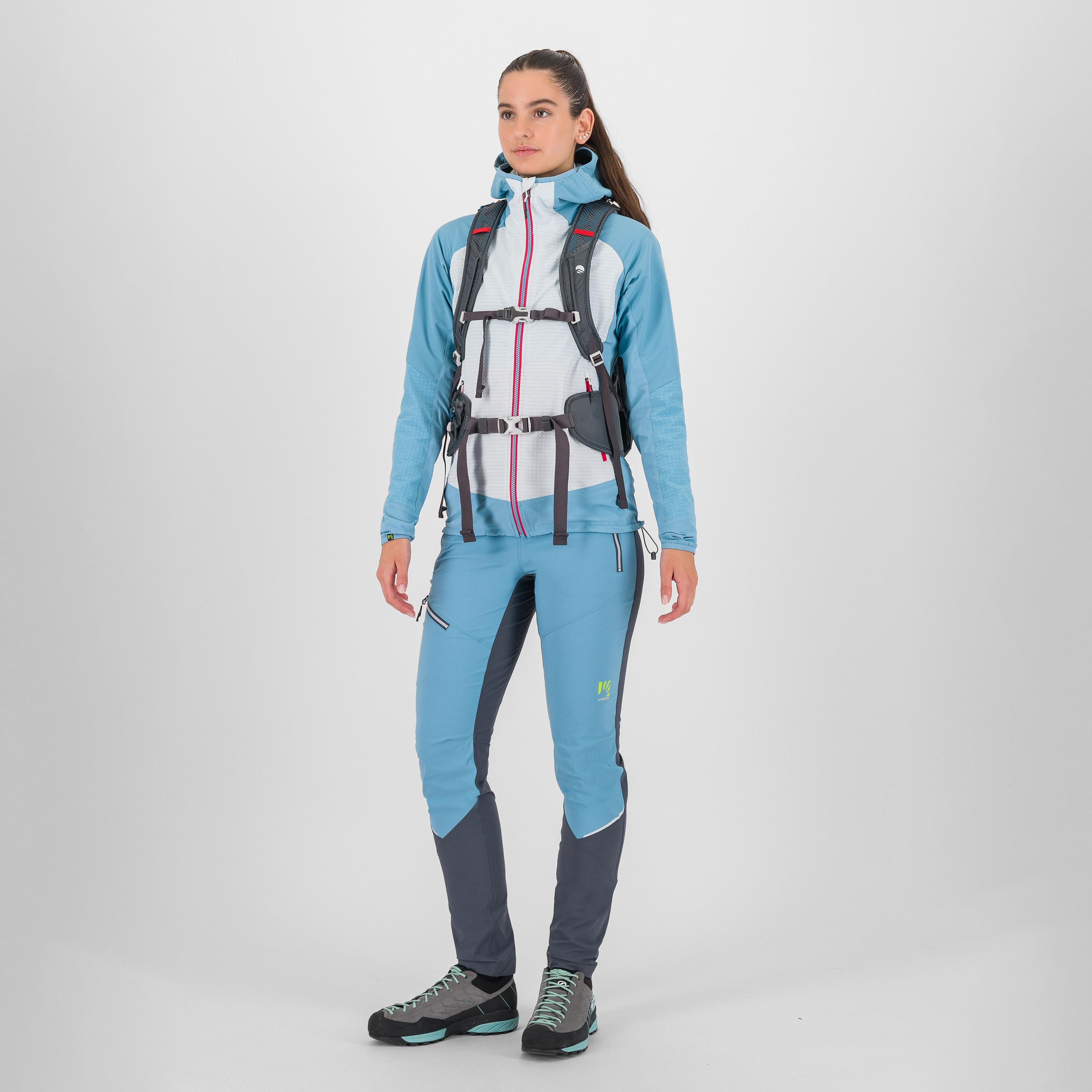 Lede w jacket - sky writing/delphinium - karpos