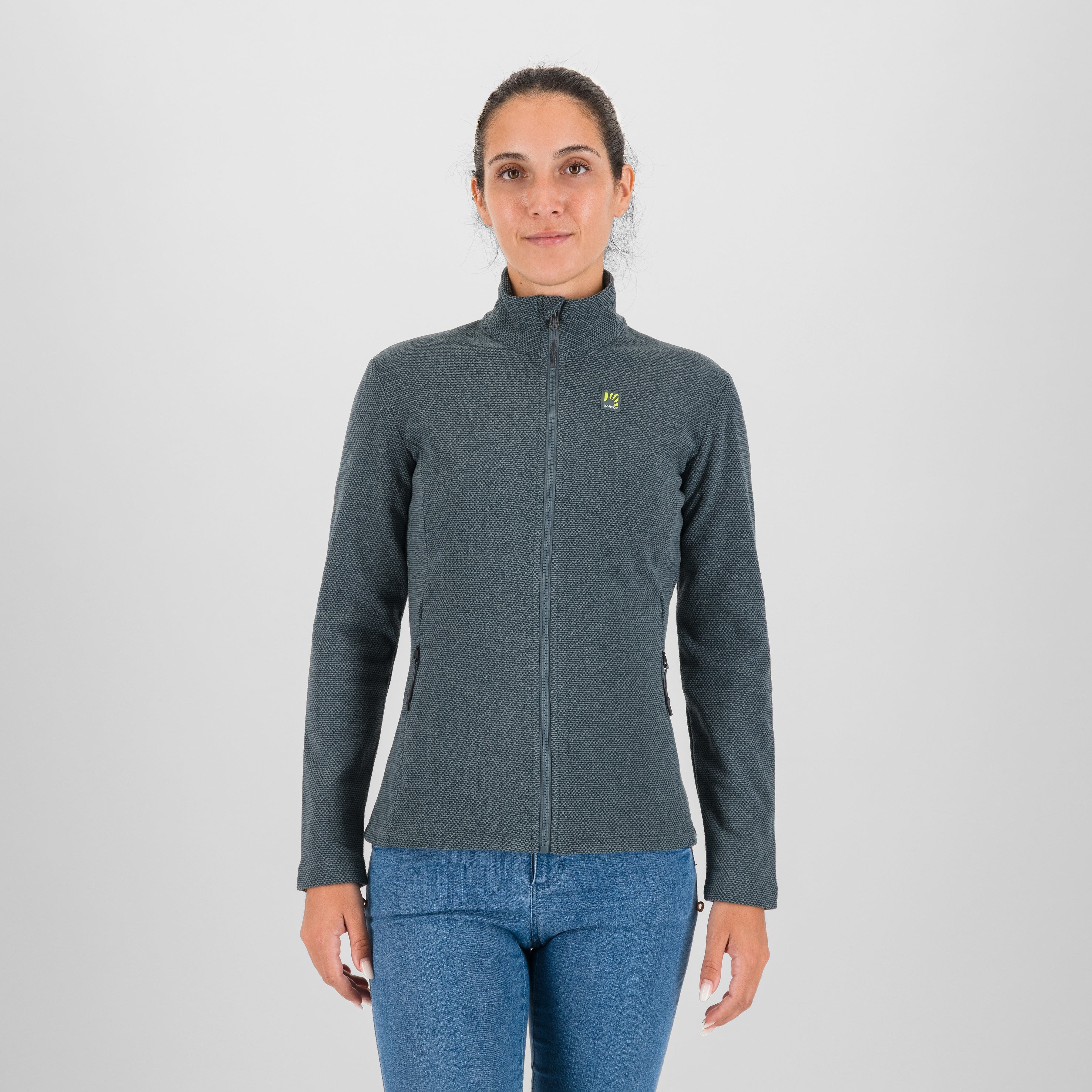 Rosetta w fleece - dark slate - karpos