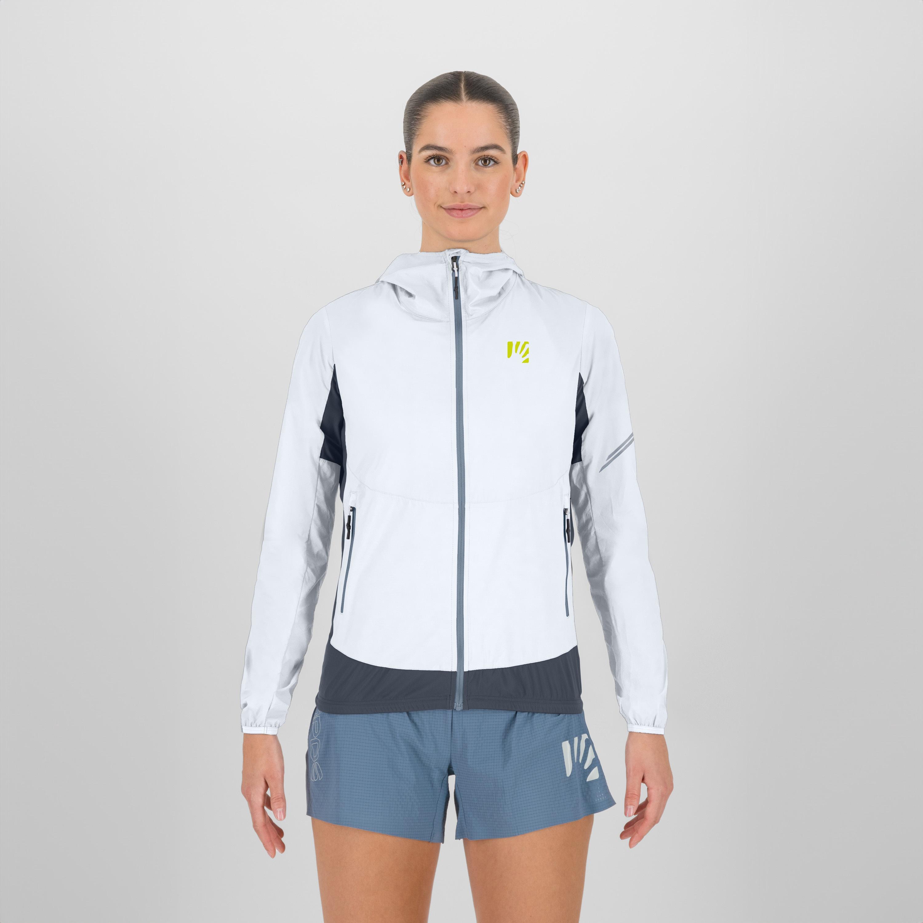 Lot evo w jacket - bright white/ombre blue - karpos
