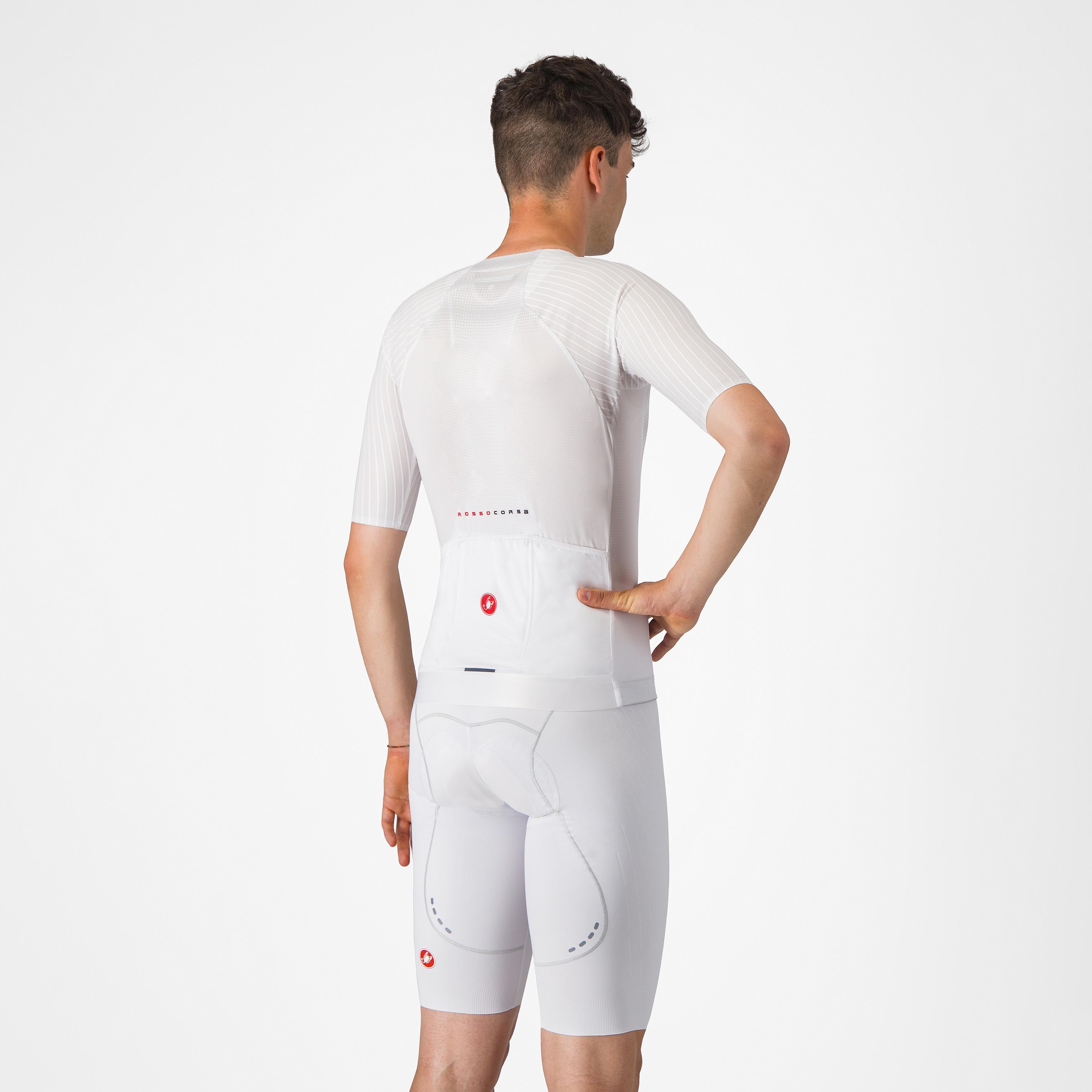 Free aero race s  bibshort - white - castelli