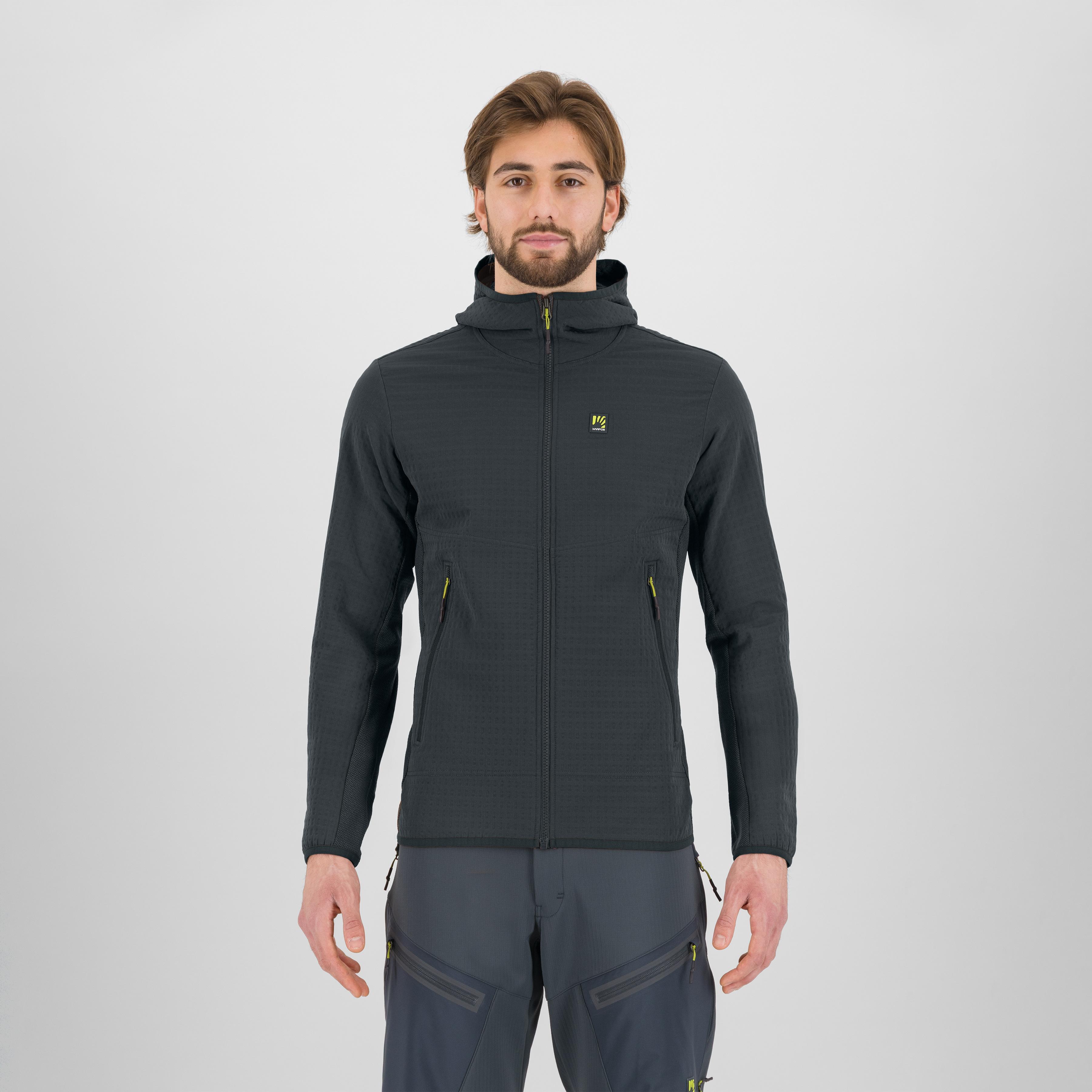 Marmolada hoodie fleece - woodl.gray - karpos