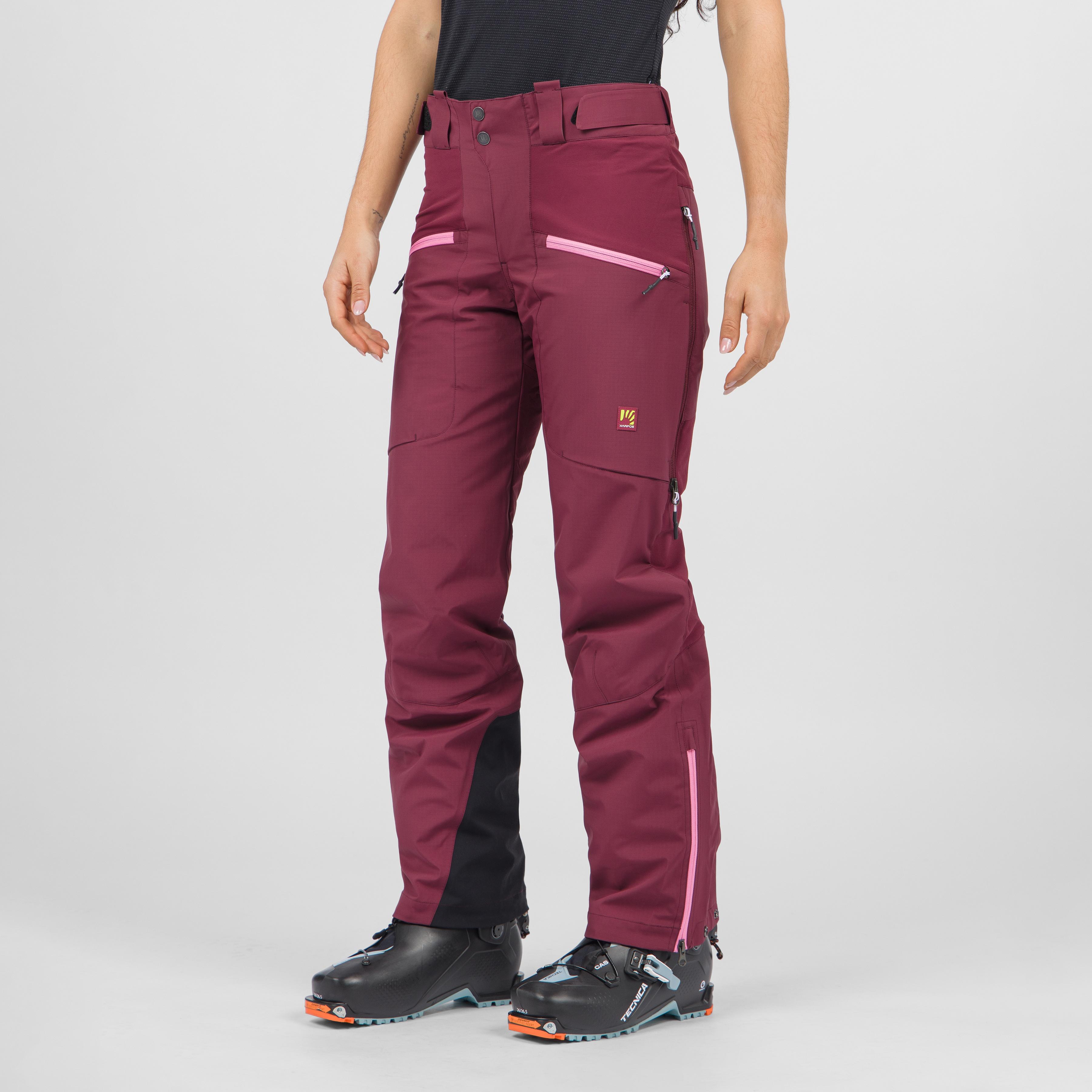 Marmolada evo w pants - crimson/pink power - karpos