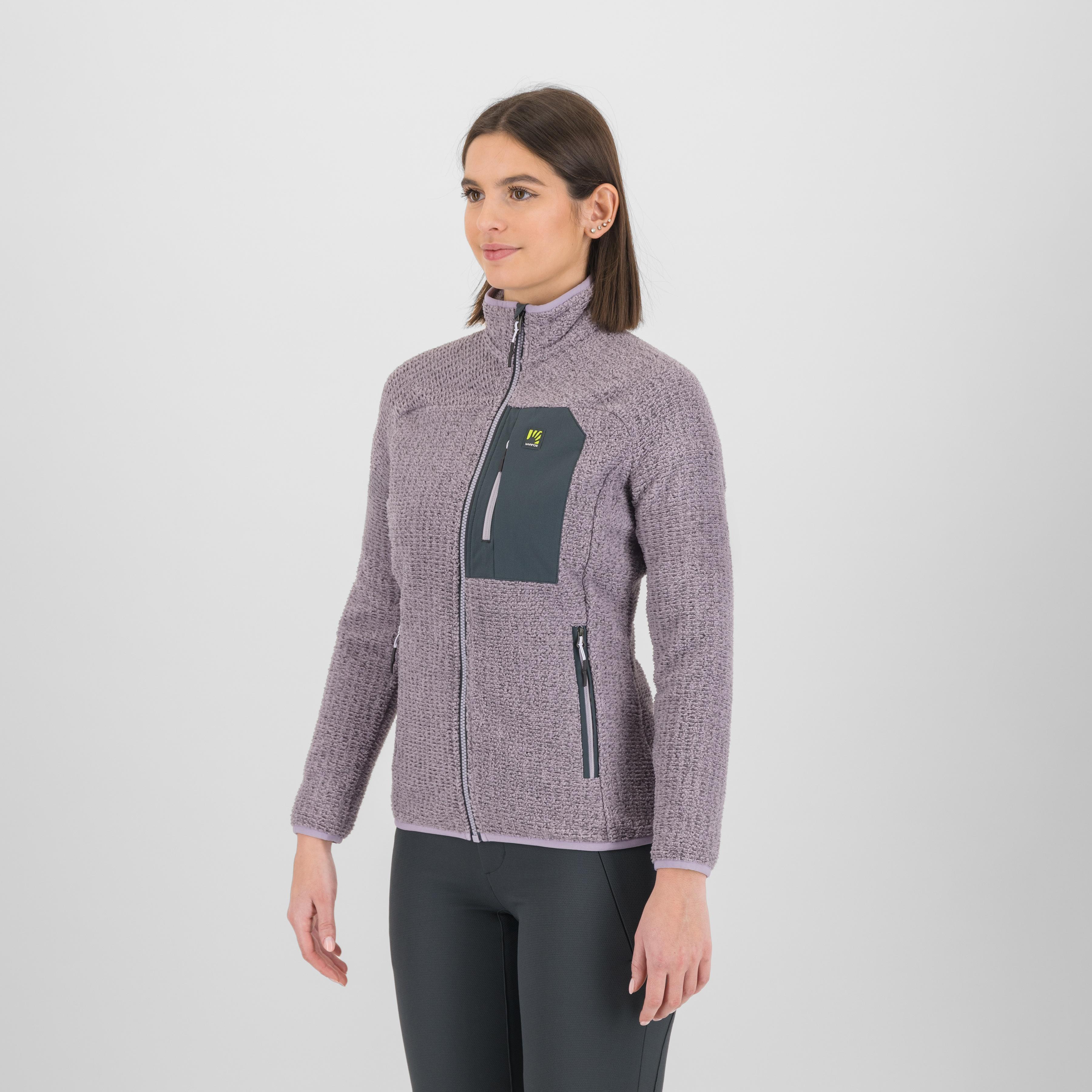 Rocchetta evo w fleece - lavender/woodl.gray - karpos
