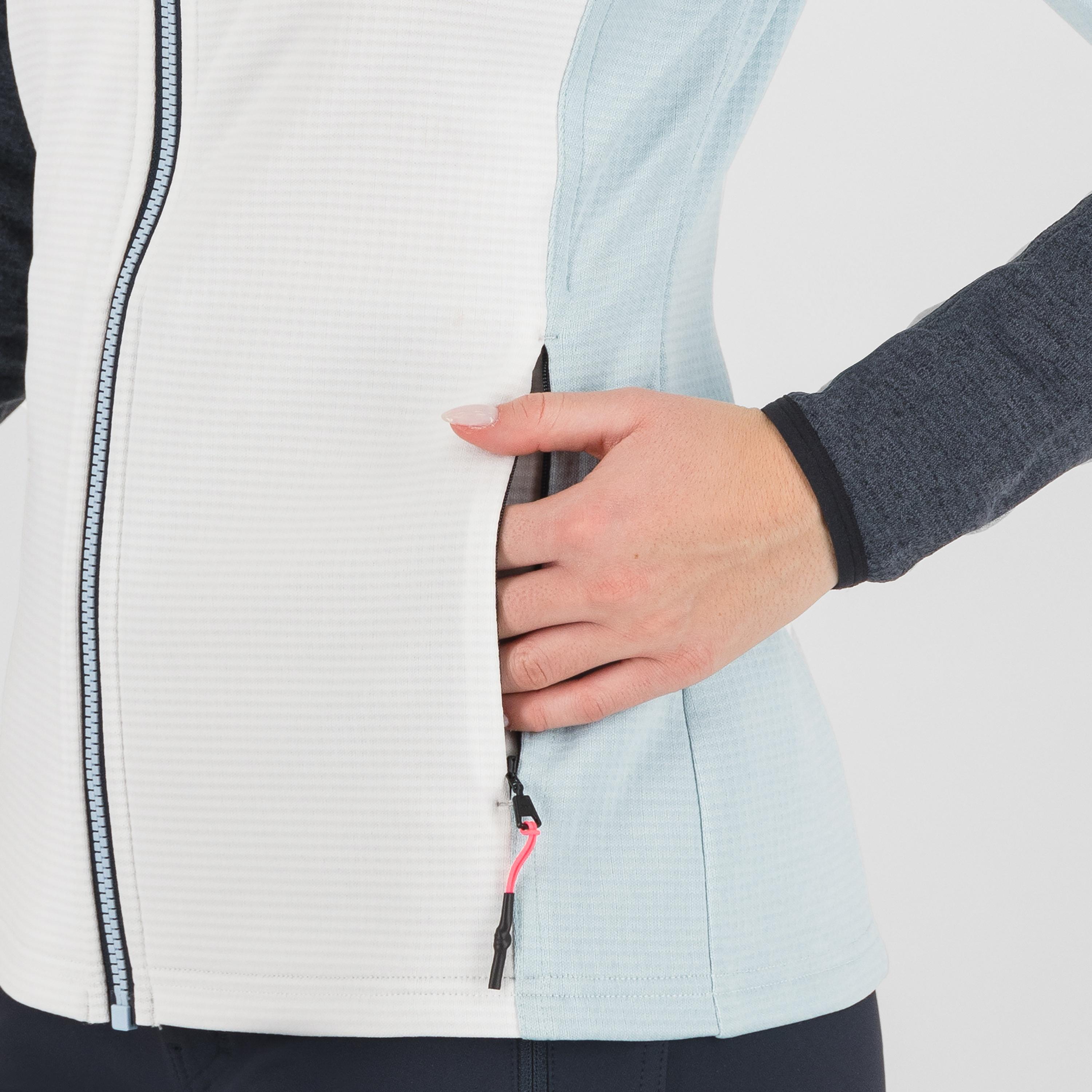 Federa full-zip w fleece - bright w./sterling b/vulcan - karpos