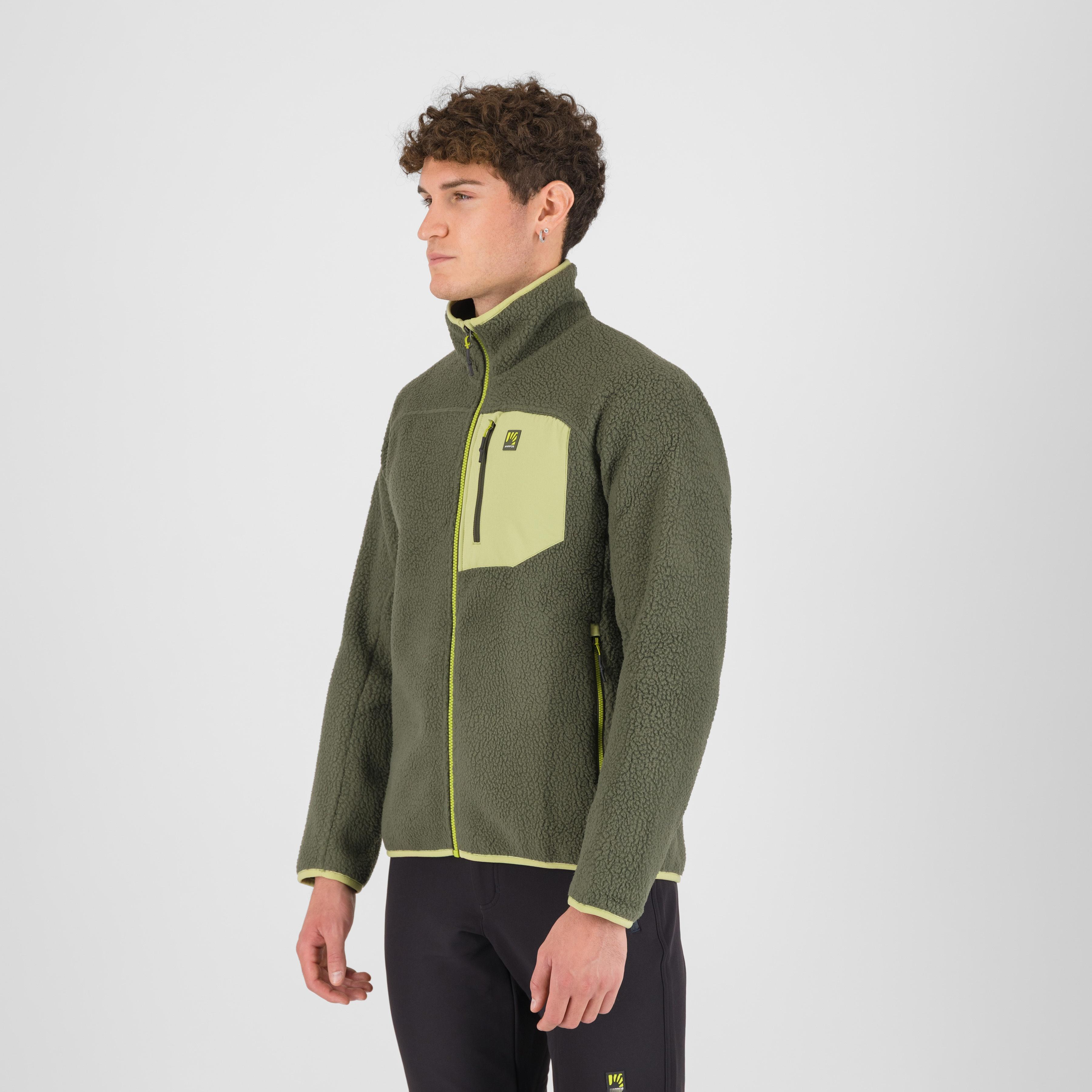 Moiazza retrò fleece - deep depths/tarragon - karpos
