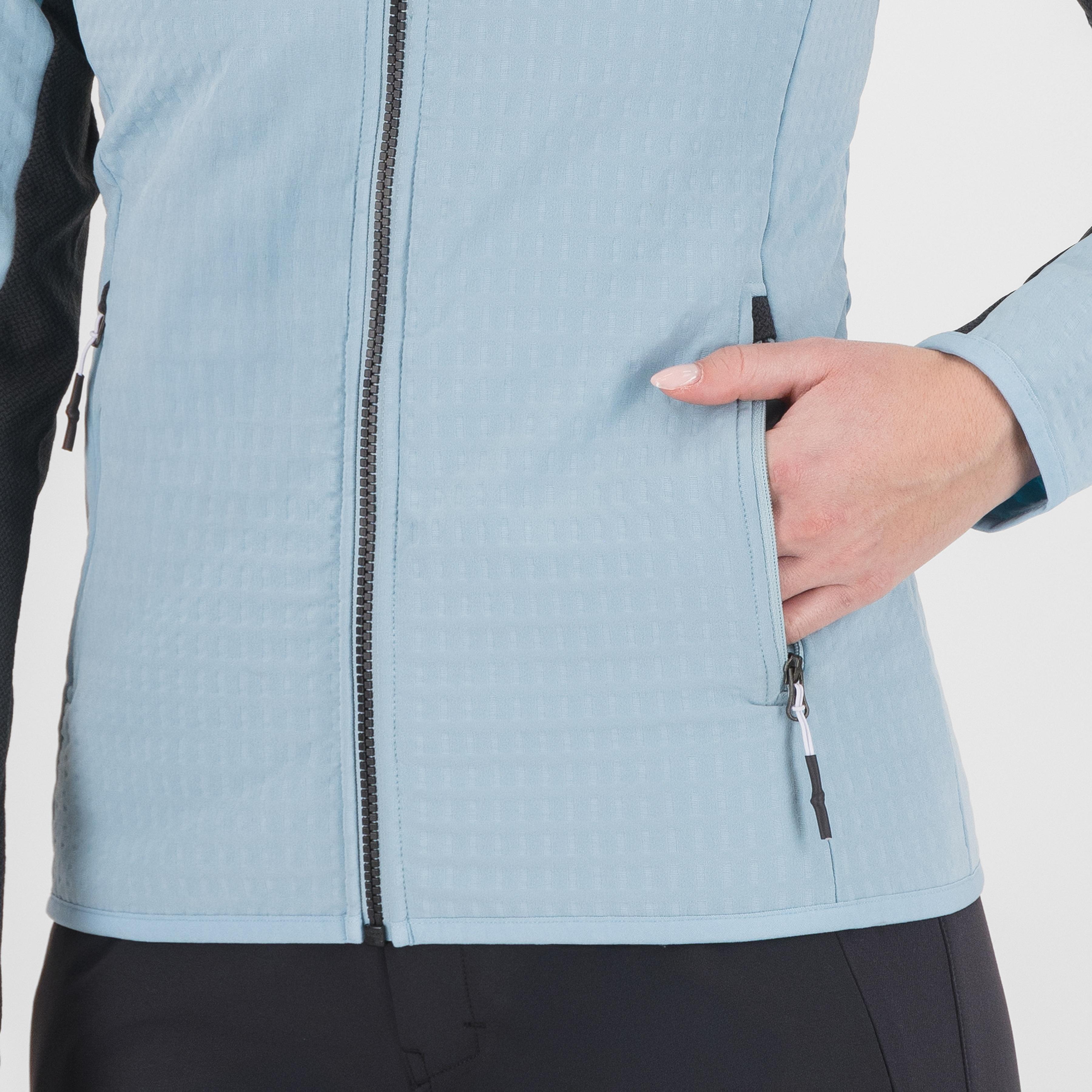 Marmolada hoodie w fleece - forget/black - karpos
