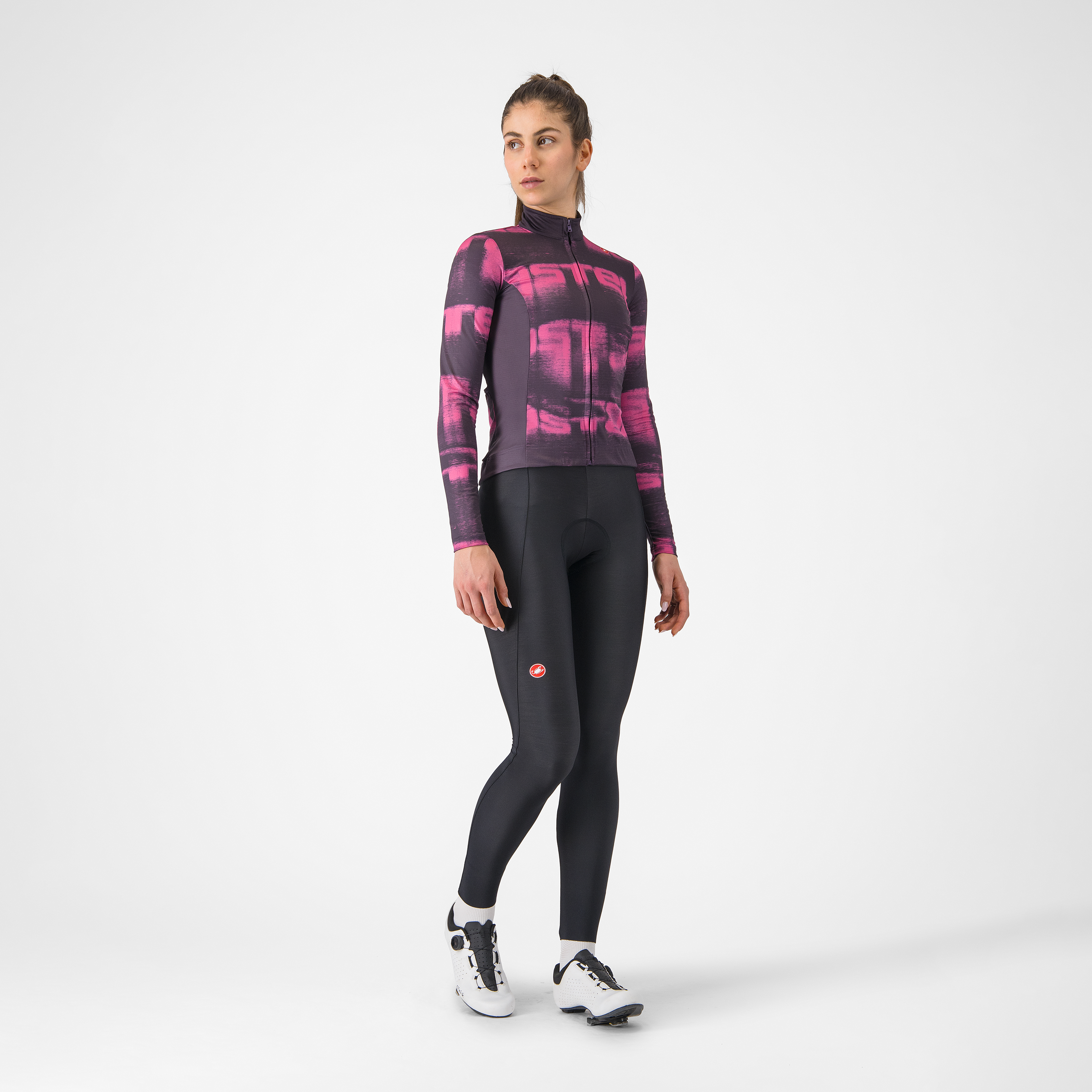 Blur thermal jersey - dark night shade/violet pink - castelli