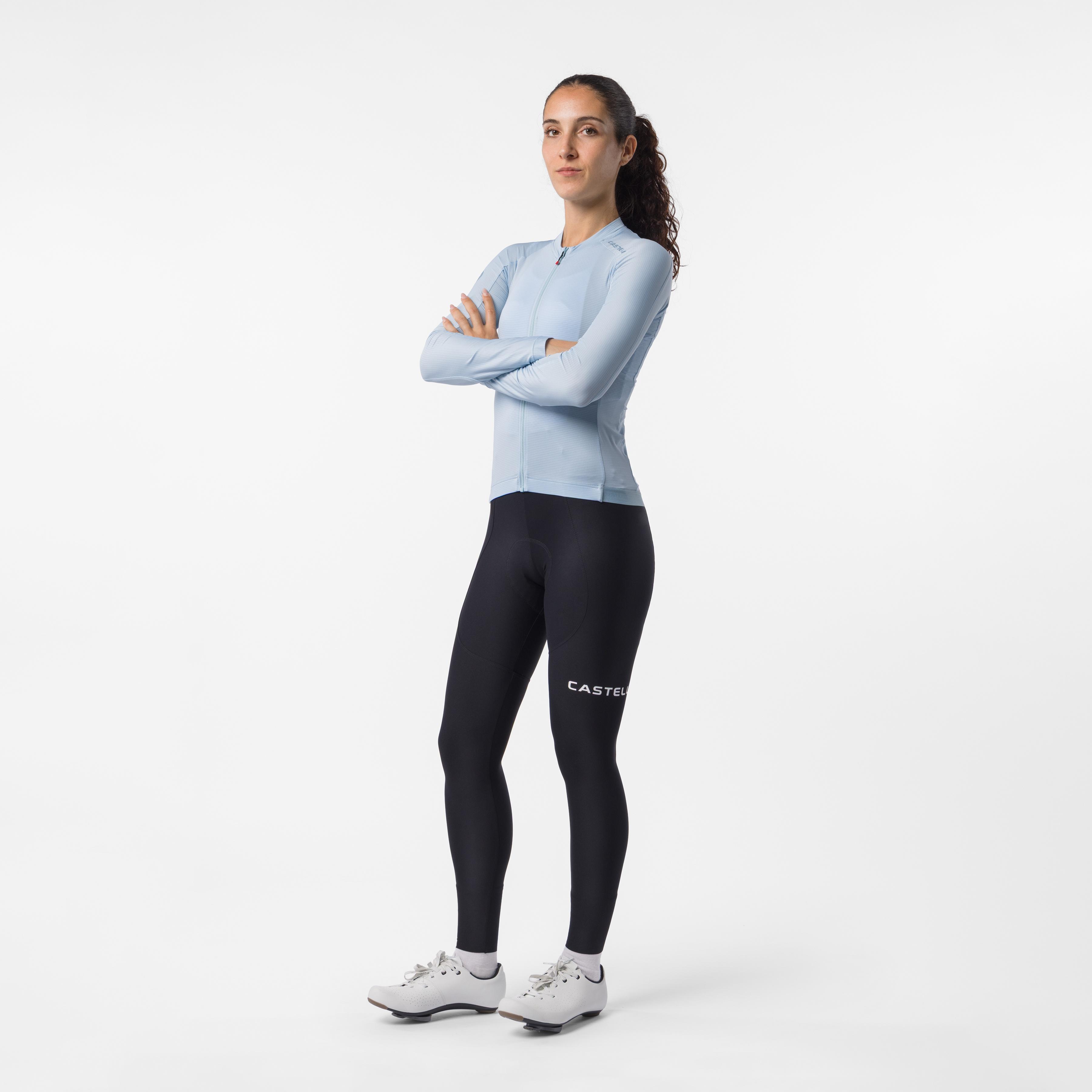 Espresso w dt trnstn bibtight - black - castelli