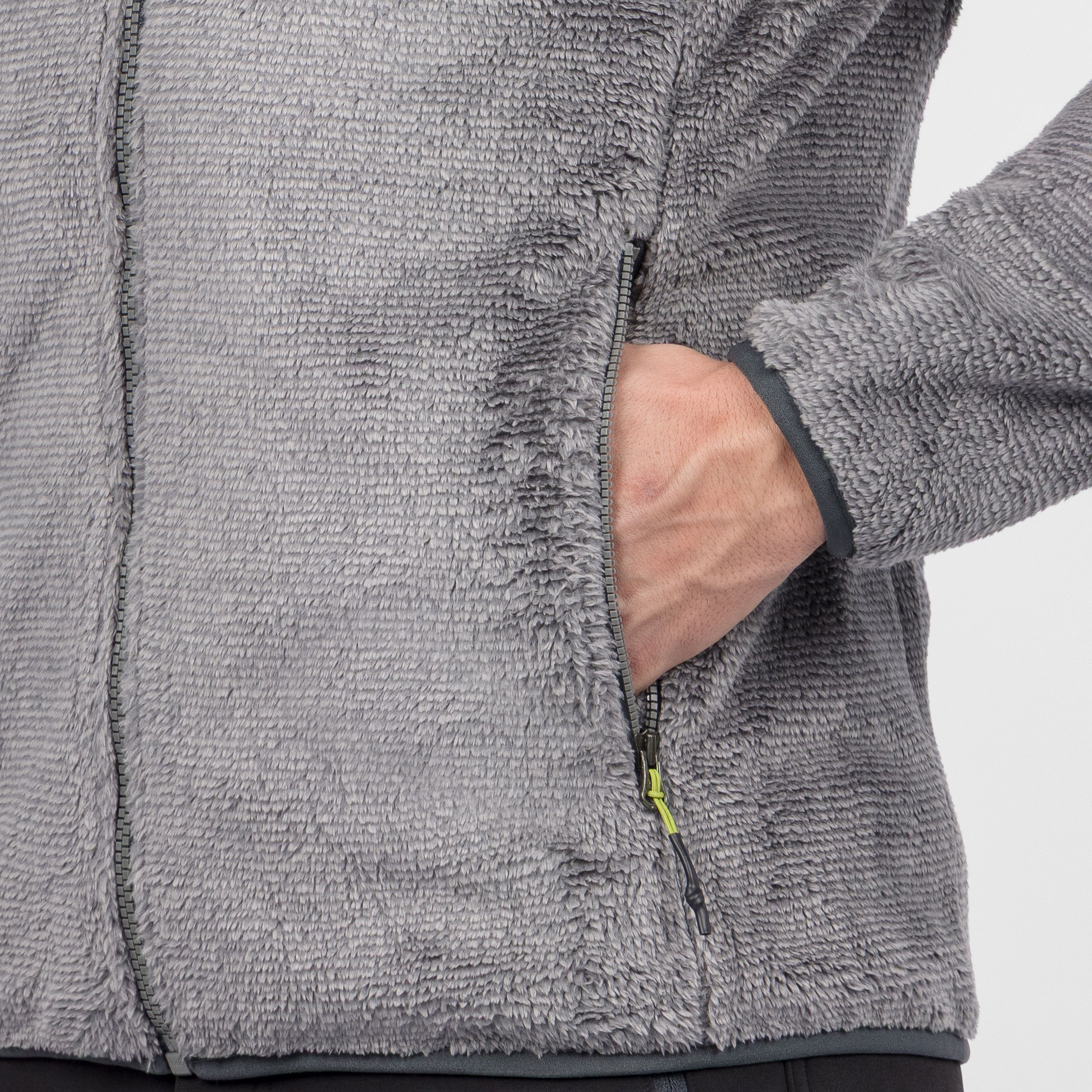 Vertice evo full zip fleece - smoked - karpos