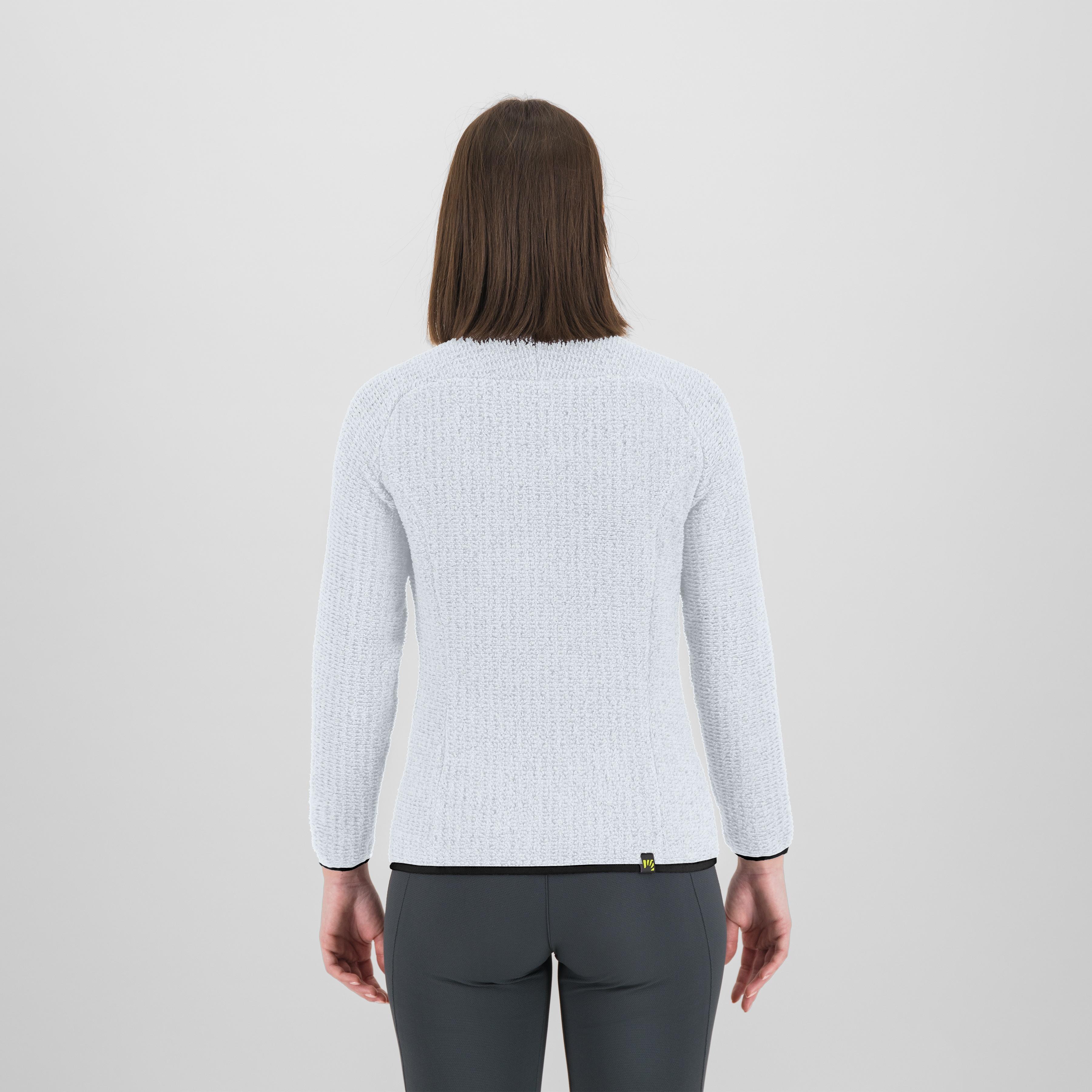 Rocchetta evo w fleece - bright white/black - karpos