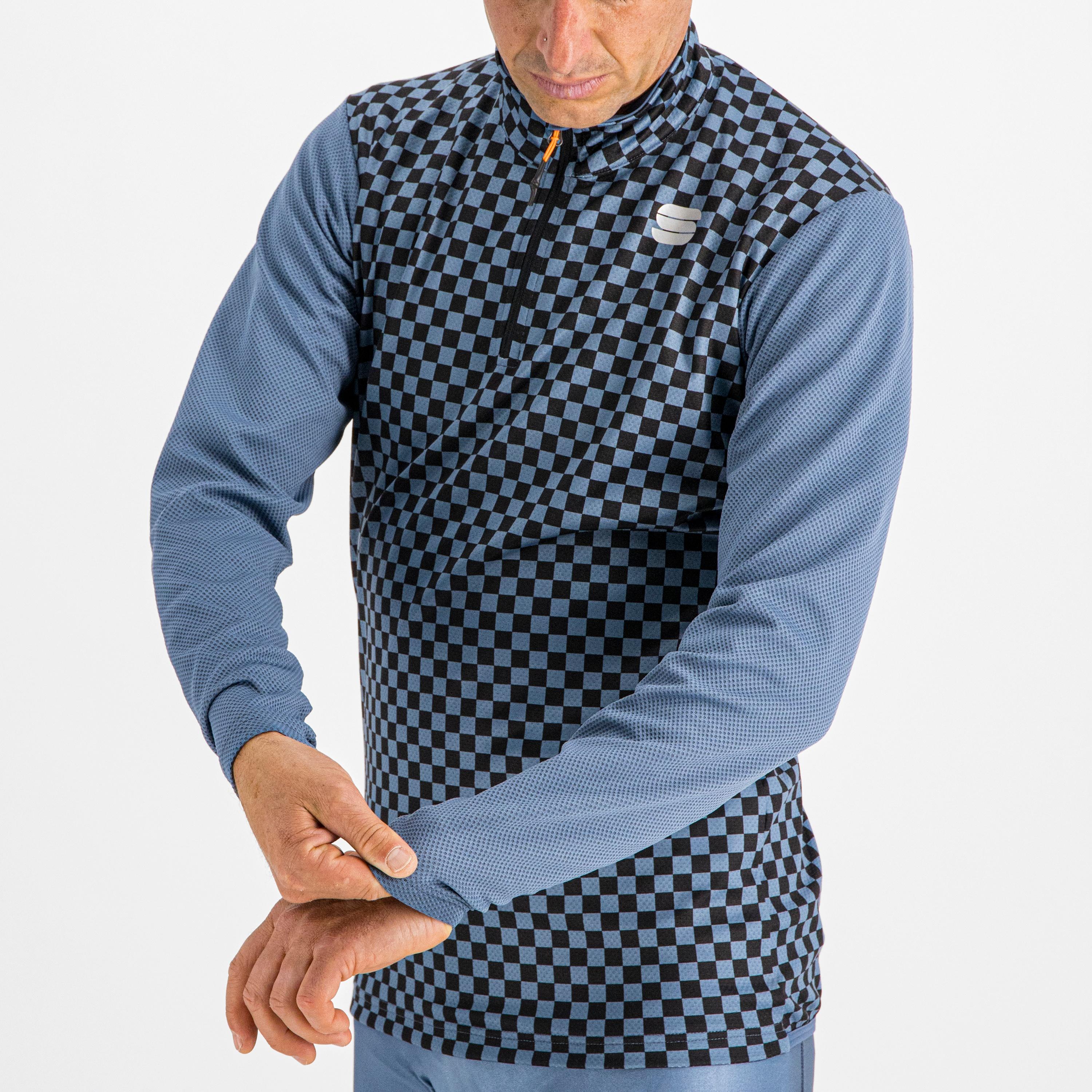 Rythmo jersey - blue sea black - sportful