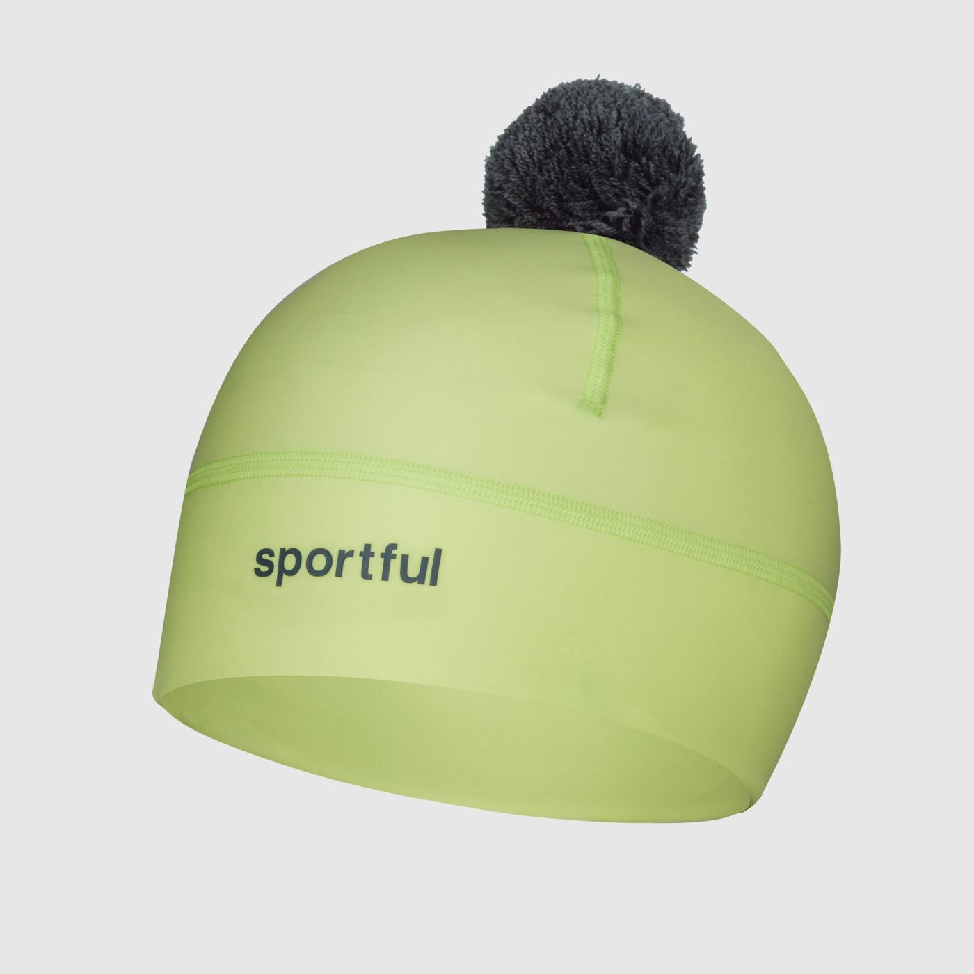 Active pom pon cap - lunar lemon - sportful