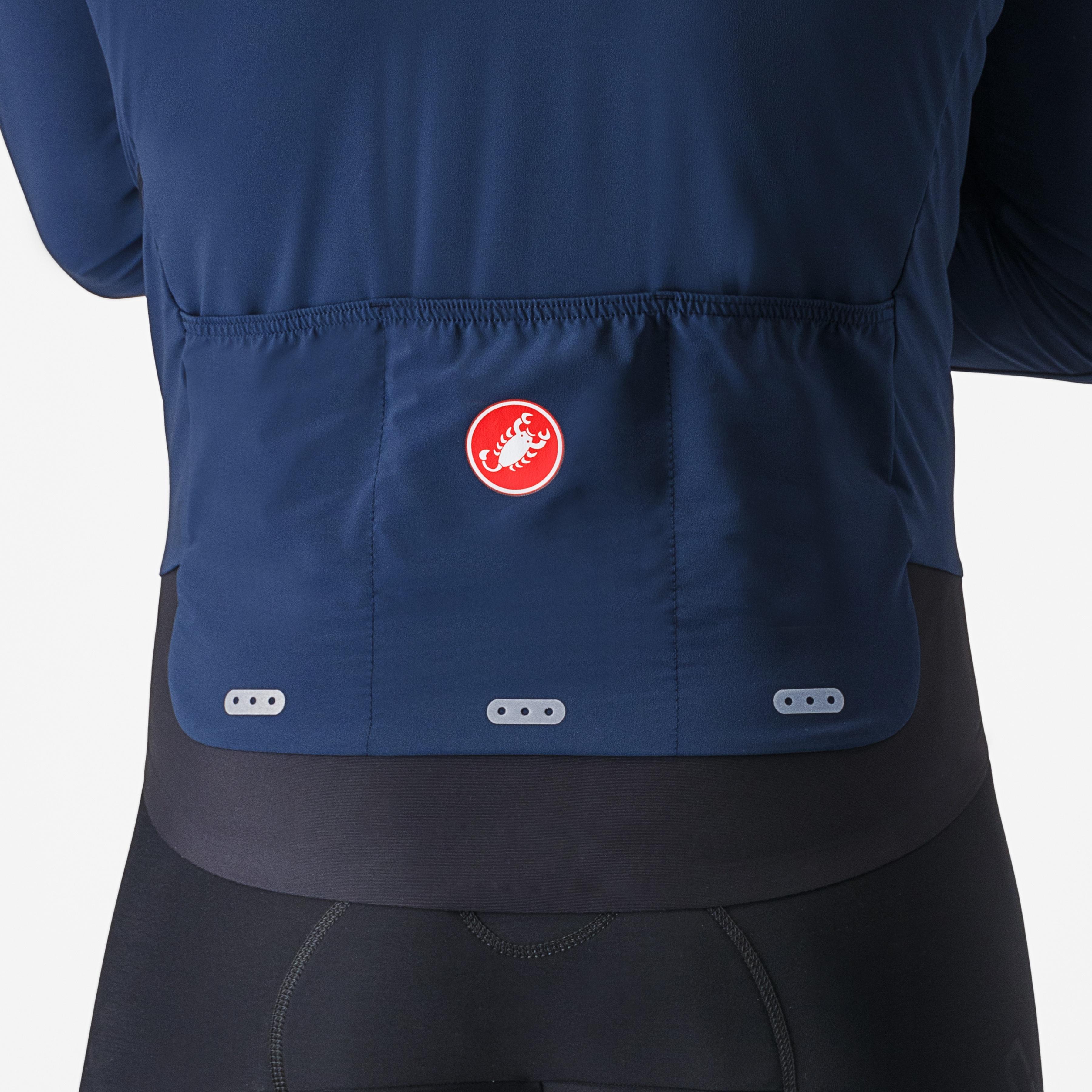 Alpha flight ros jacket - belgian blue/pompeian red-rock - castelli
