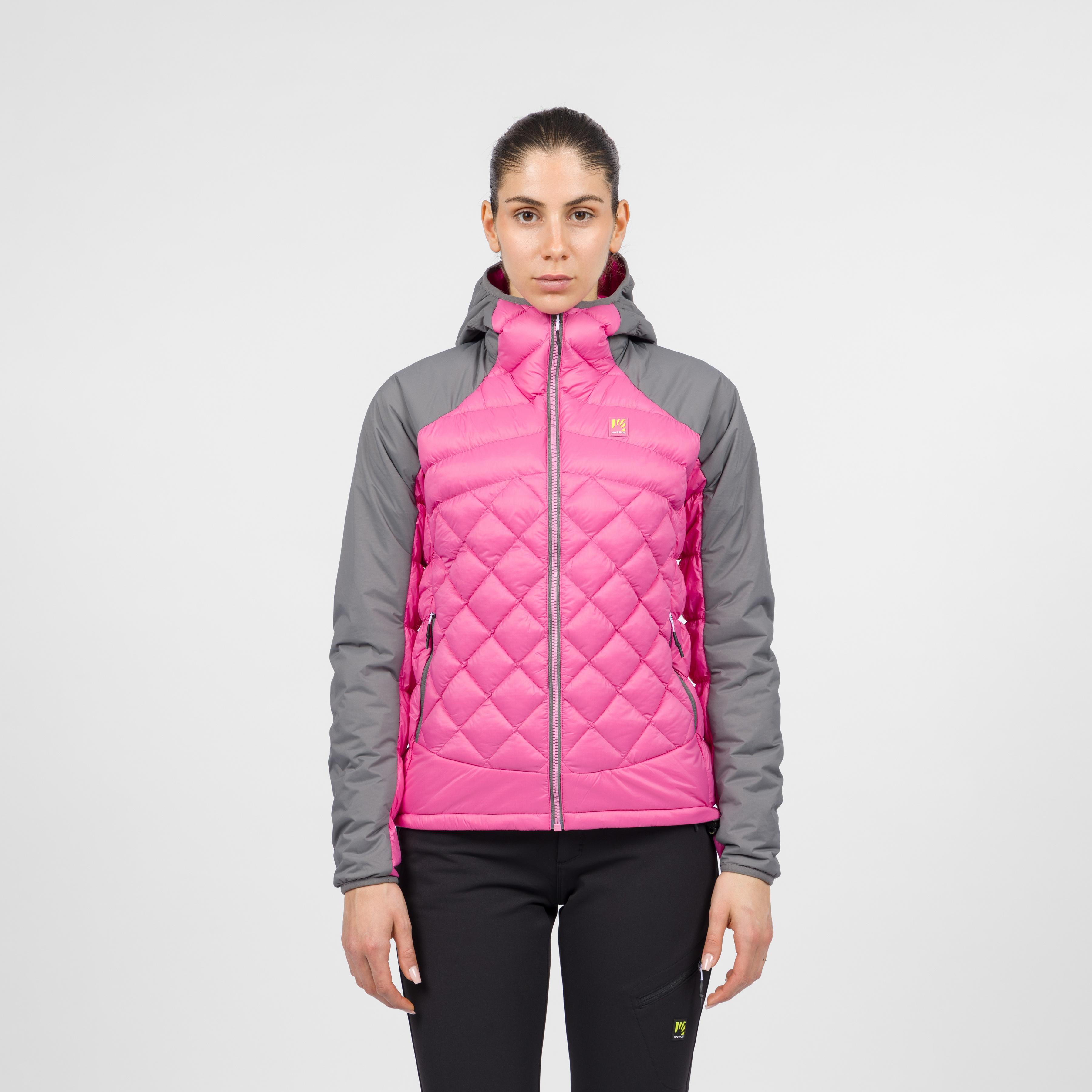 Lastei active plus w jacket - pink power/smoked - karpos