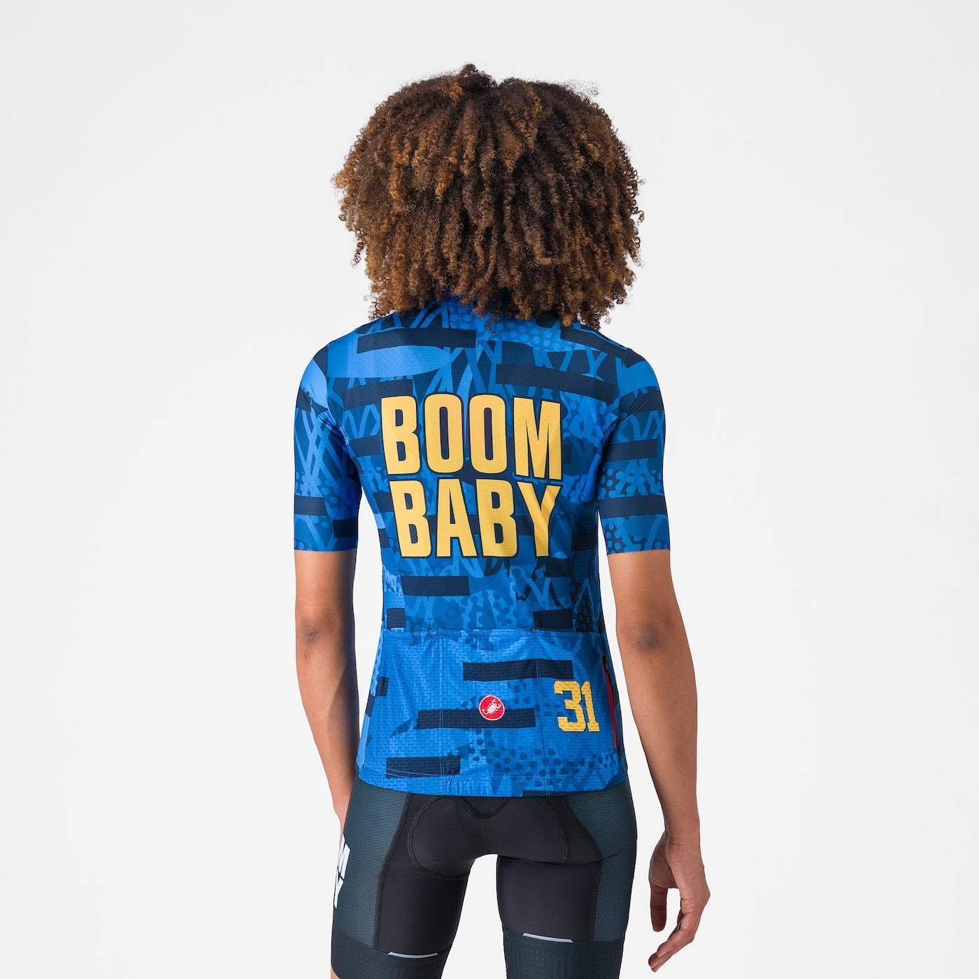 Boombaby 2 w jersey - blue/gold - castelli