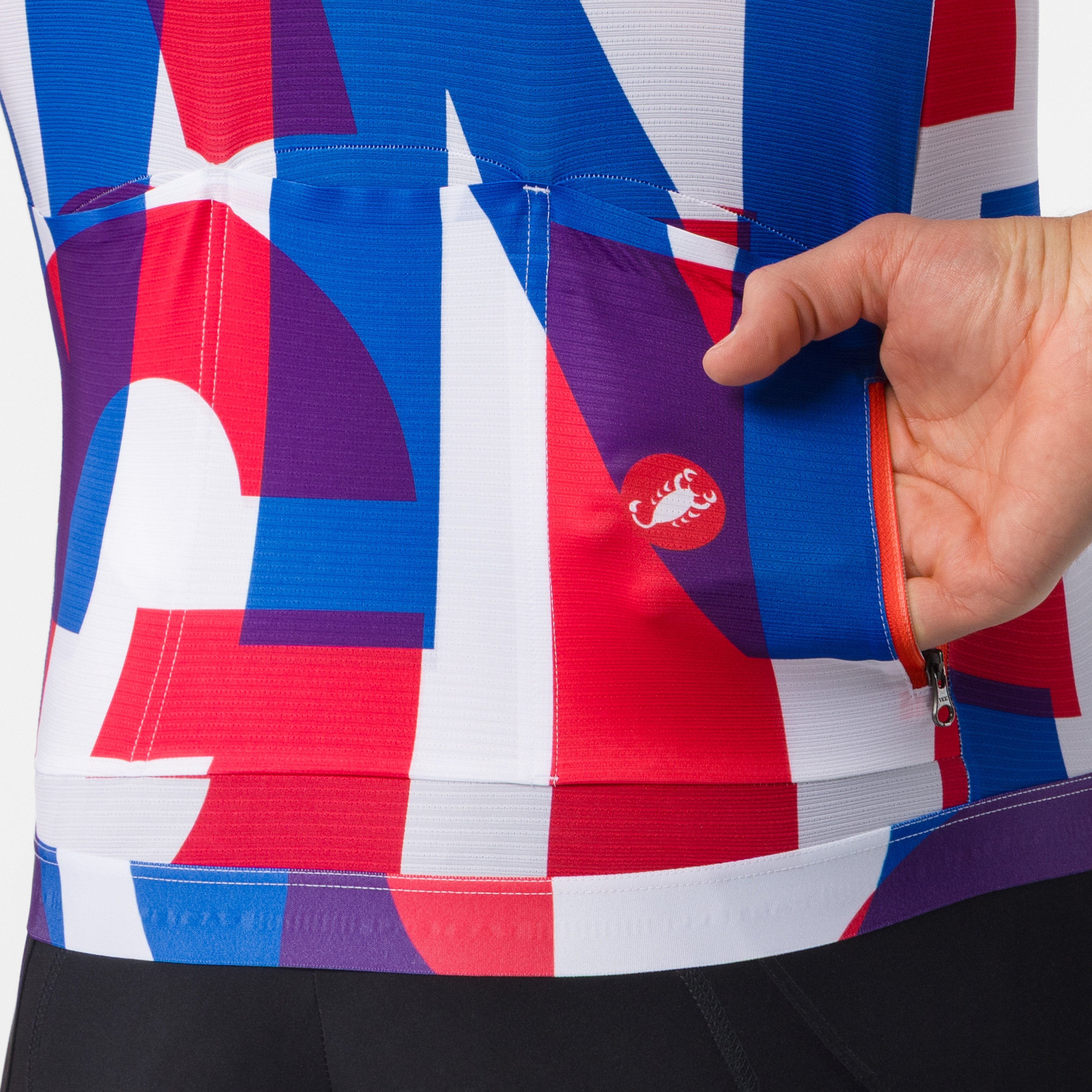 Espresso 2 jersey - white zip - castelli