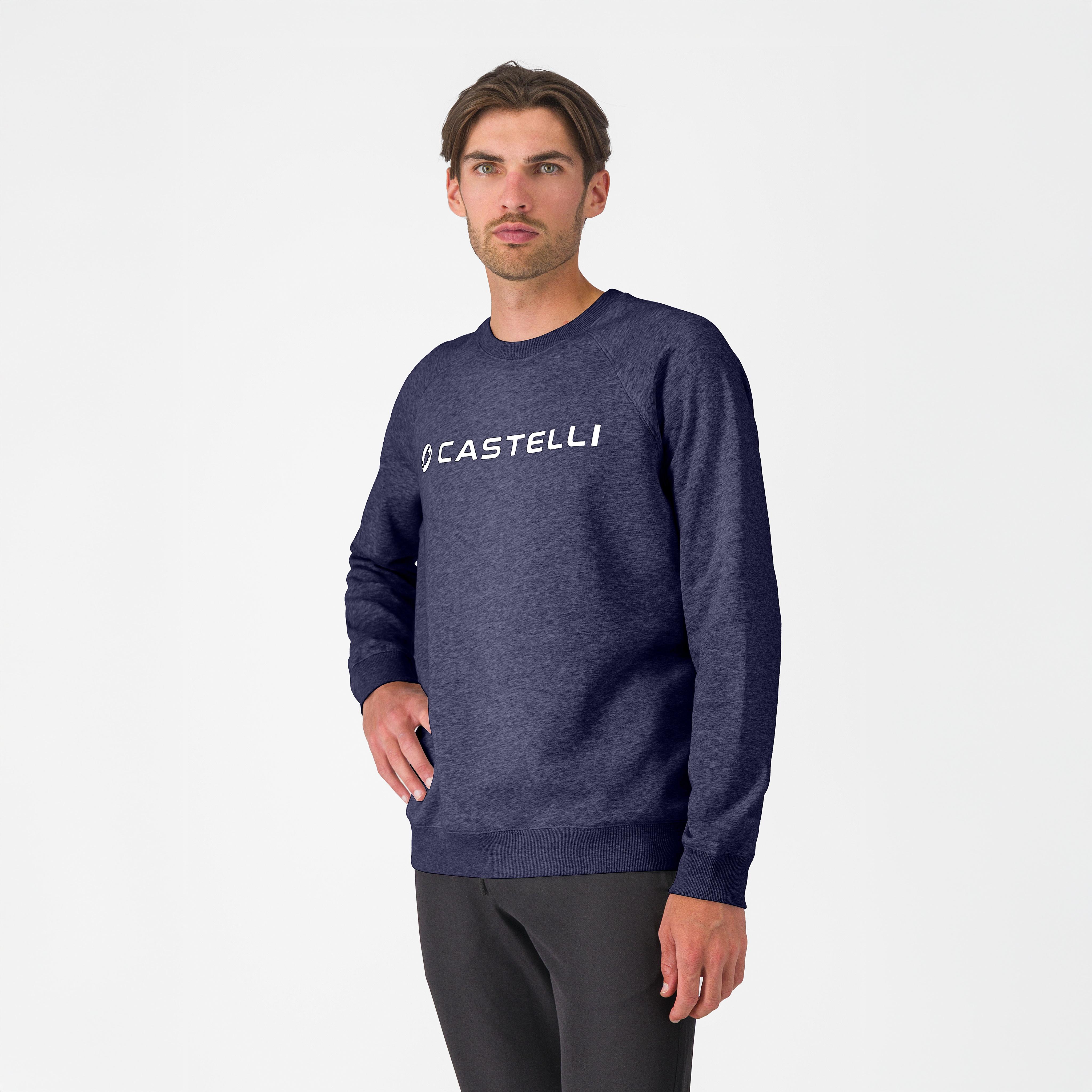 Logo sweatshirt - belgian blue - castelli