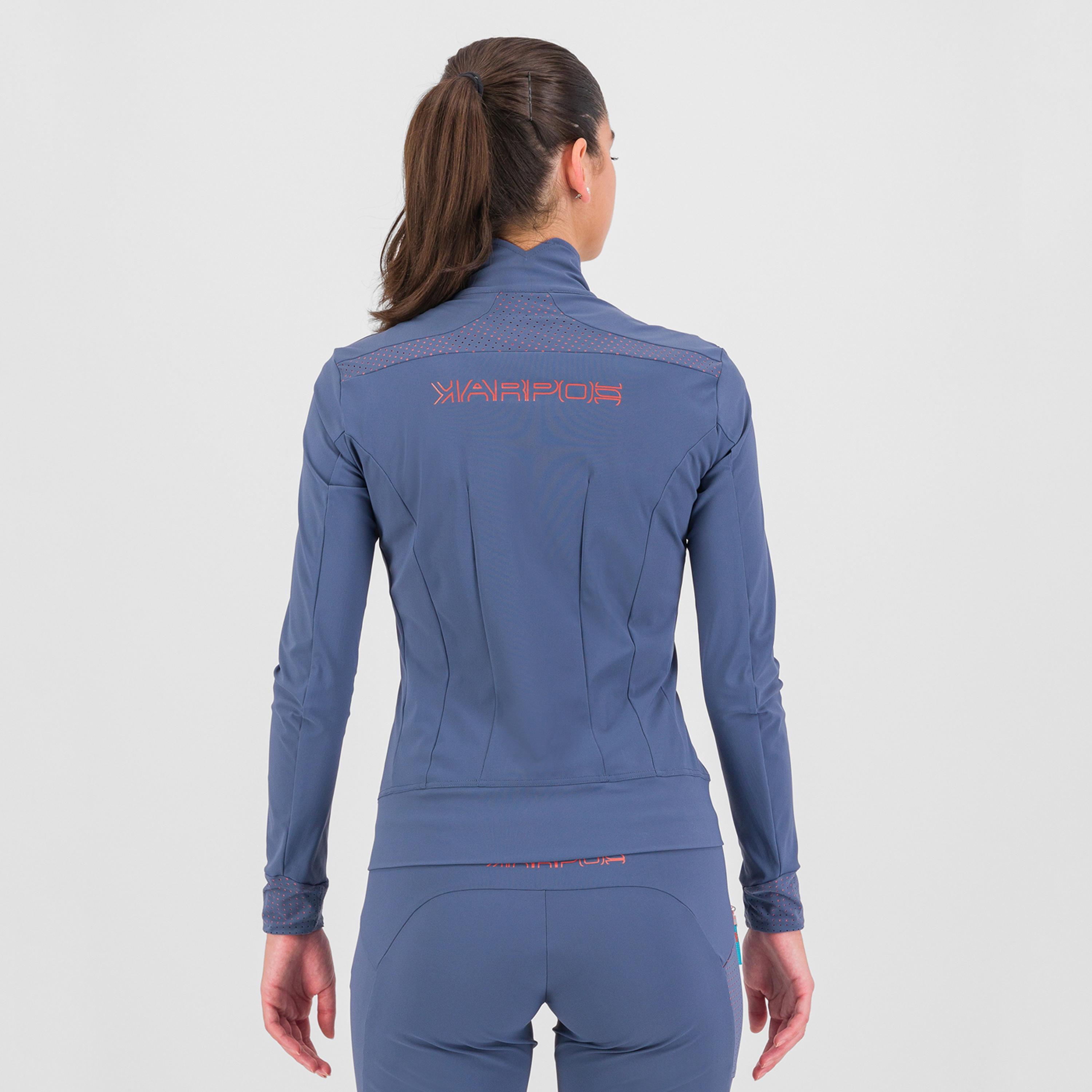 Easygoing w jacket - vintage indigo/hot coral - karpos