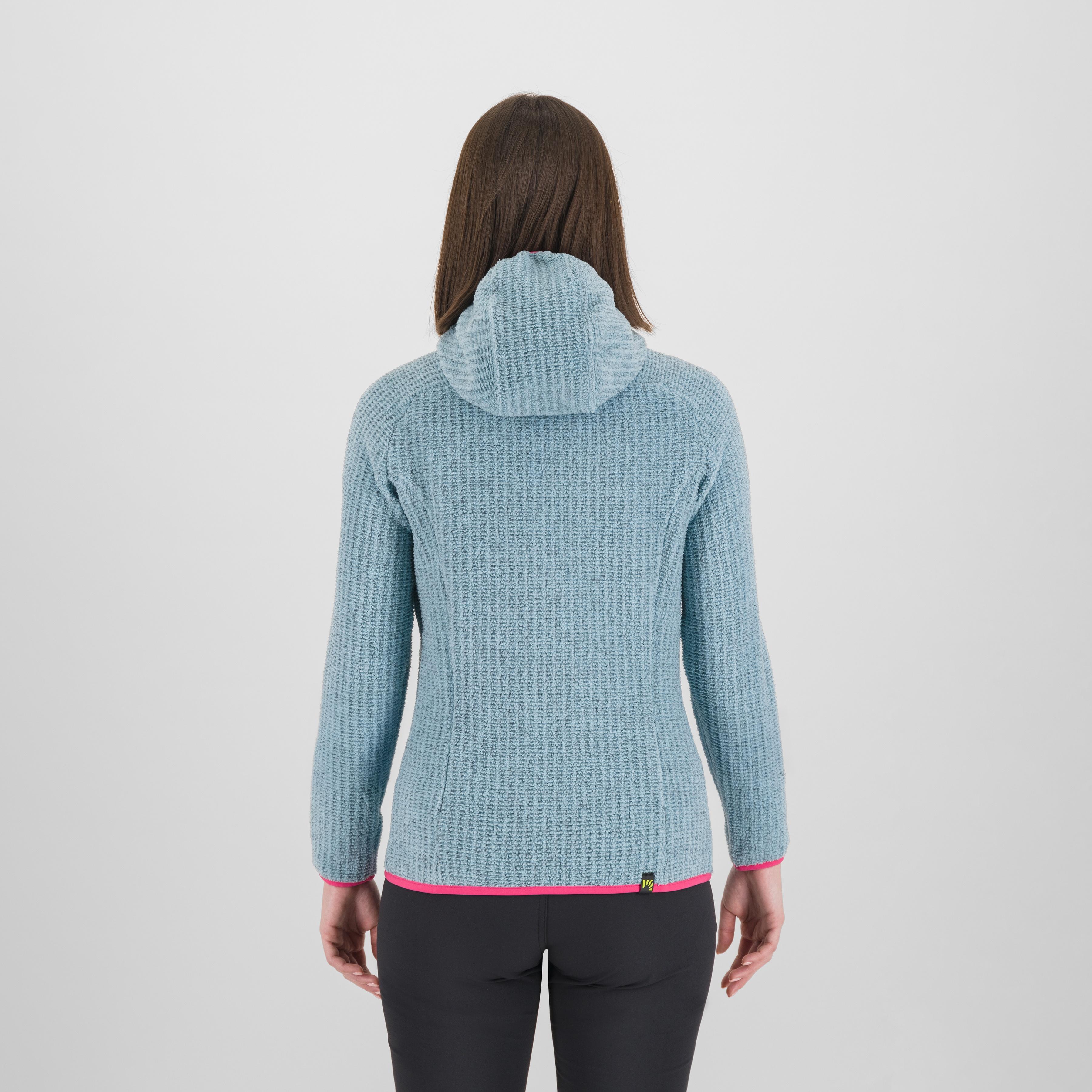 Rocchetta evo hoodie w fleece - forget/black - karpos