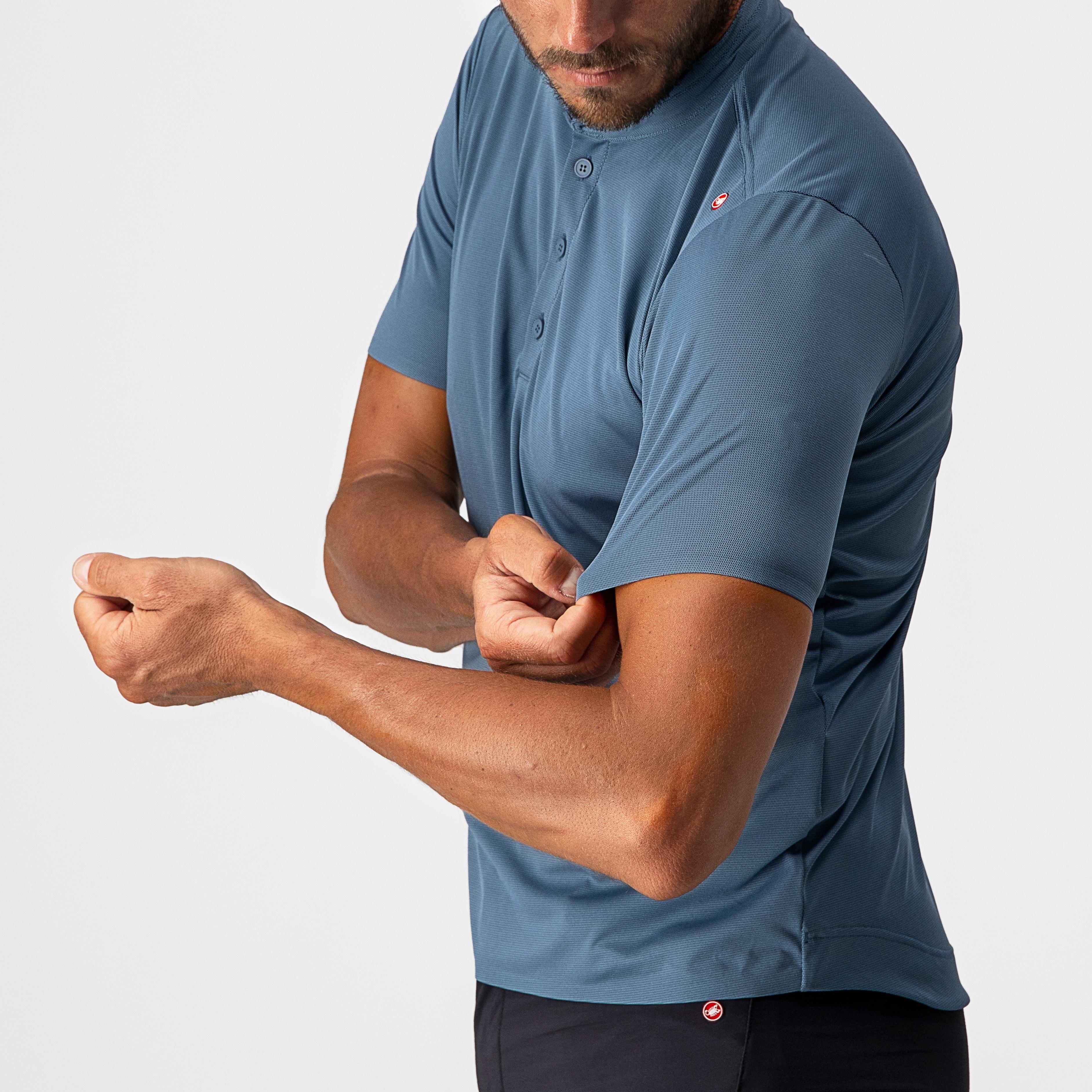 Tech 2 polo - light steel blue - castelli