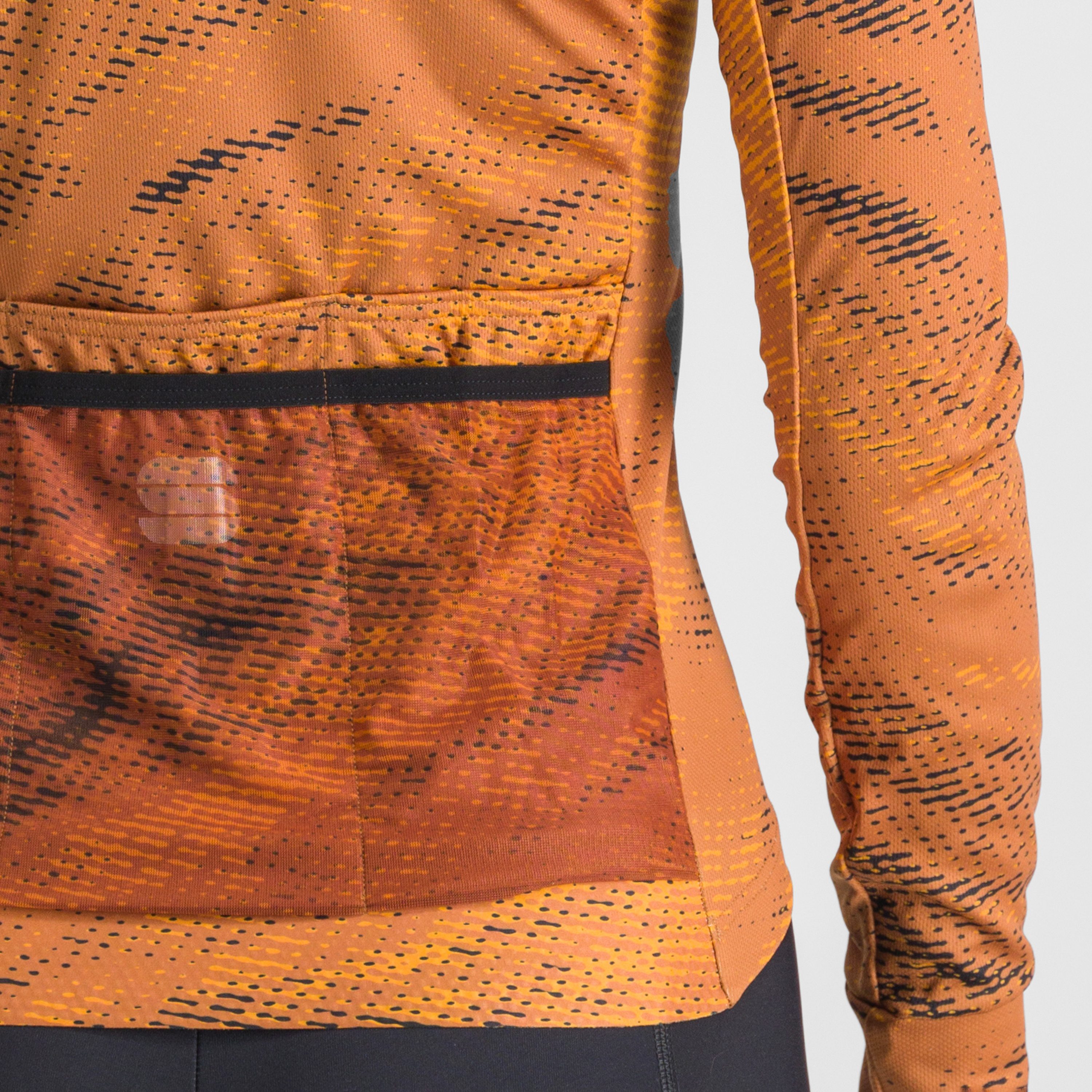 Cliff supergiara w thermal jersey - leather golden oak black - sportful