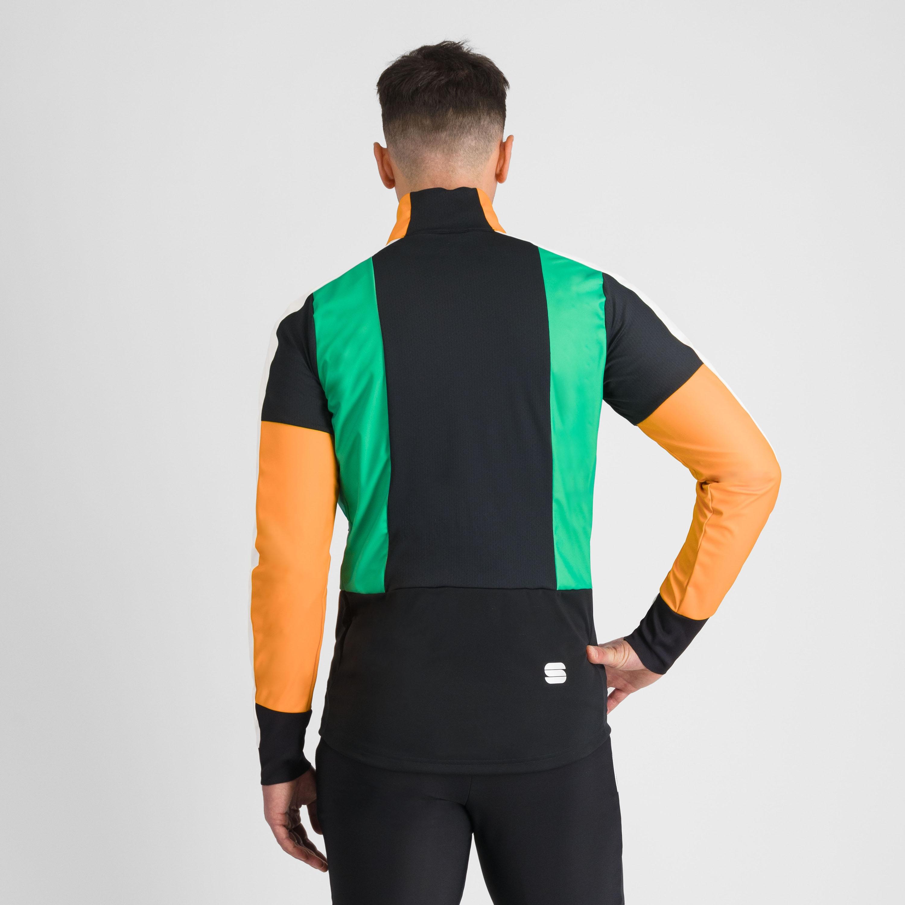 Apex jacket - black/white/green/yellow - sportful