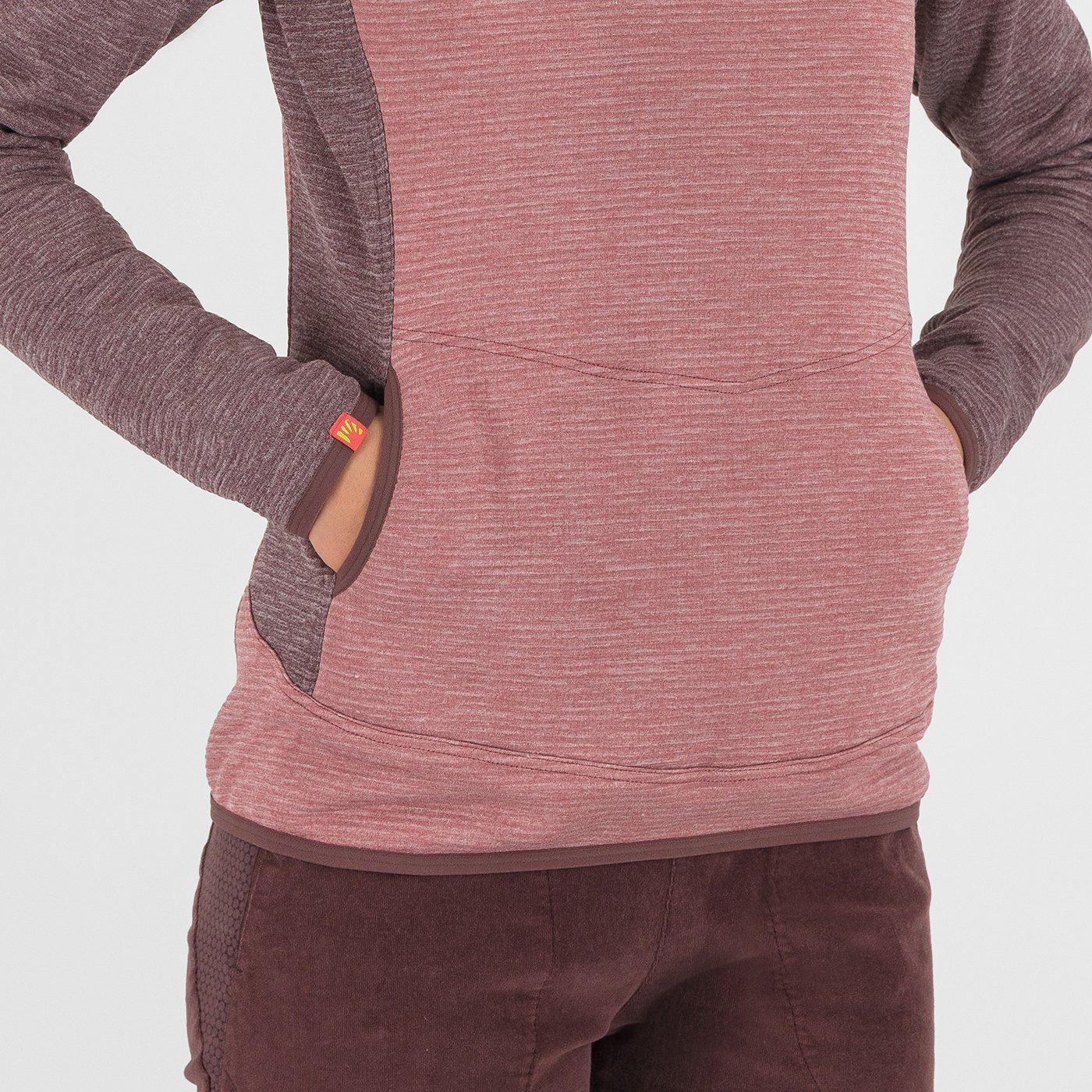 Camoscio w hoodie - deco rose/huckleberry - karpos