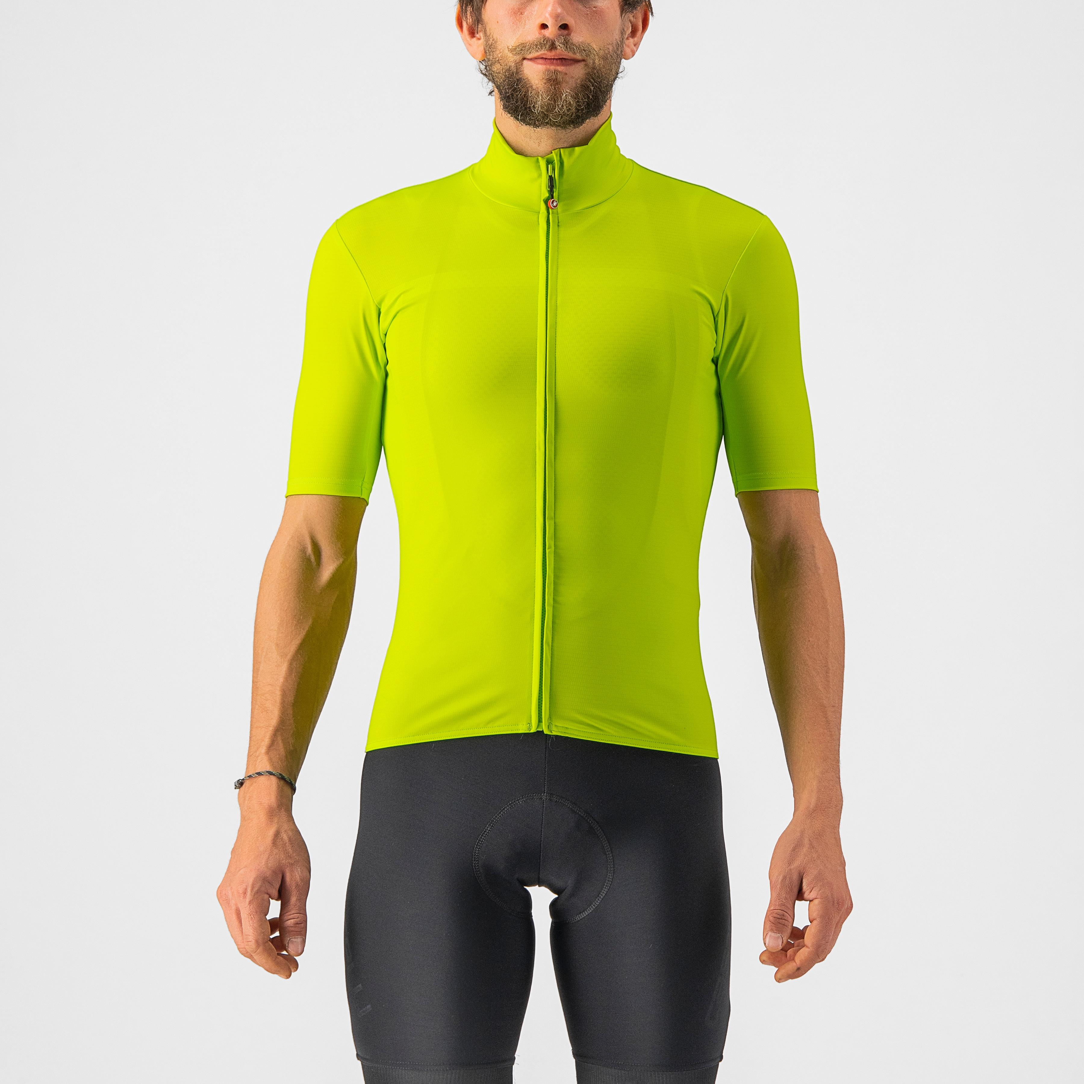 Pro thermal mid ss jersey - electric lime - castelli
