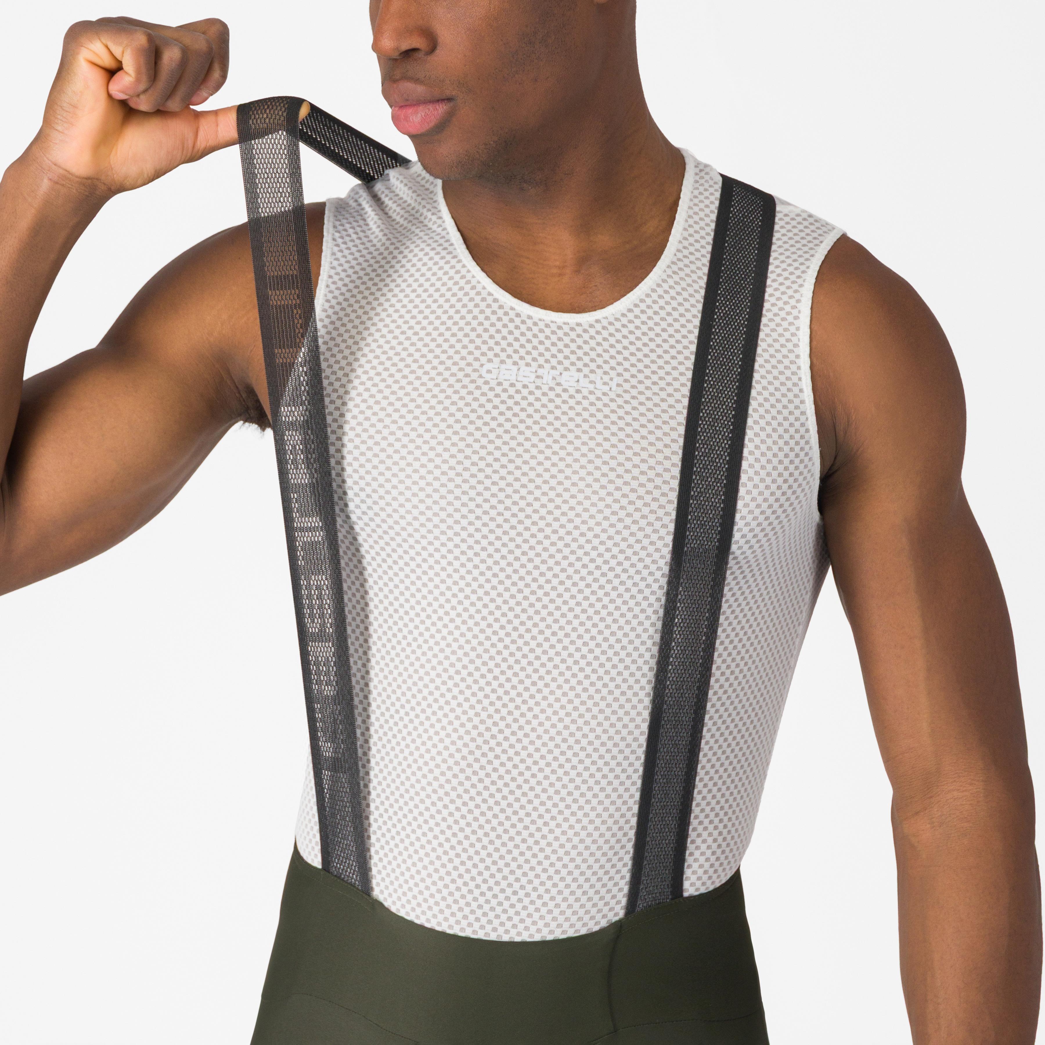 Espresso bibshort - deep green - castelli