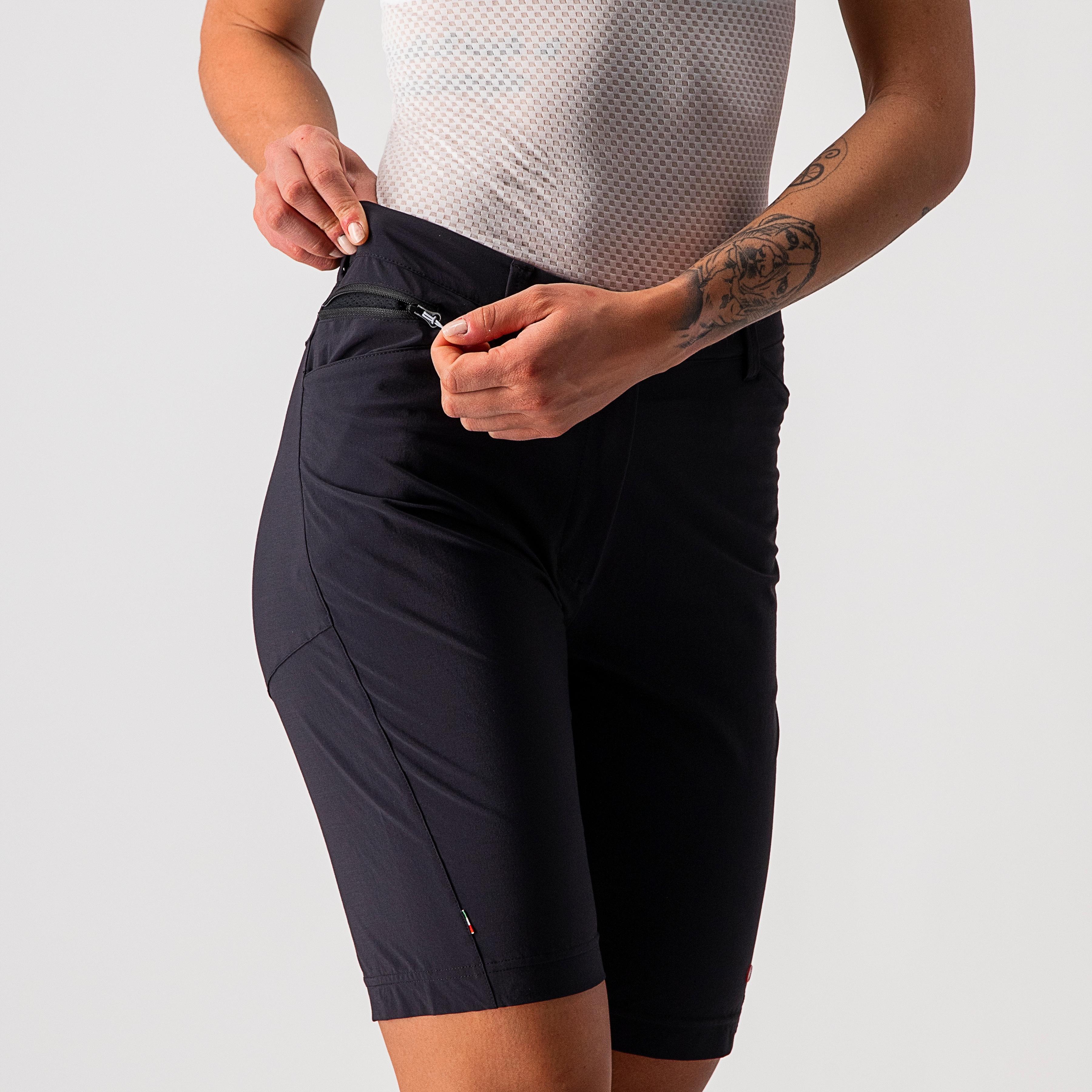 Unlimited w baggy short - black - castelli