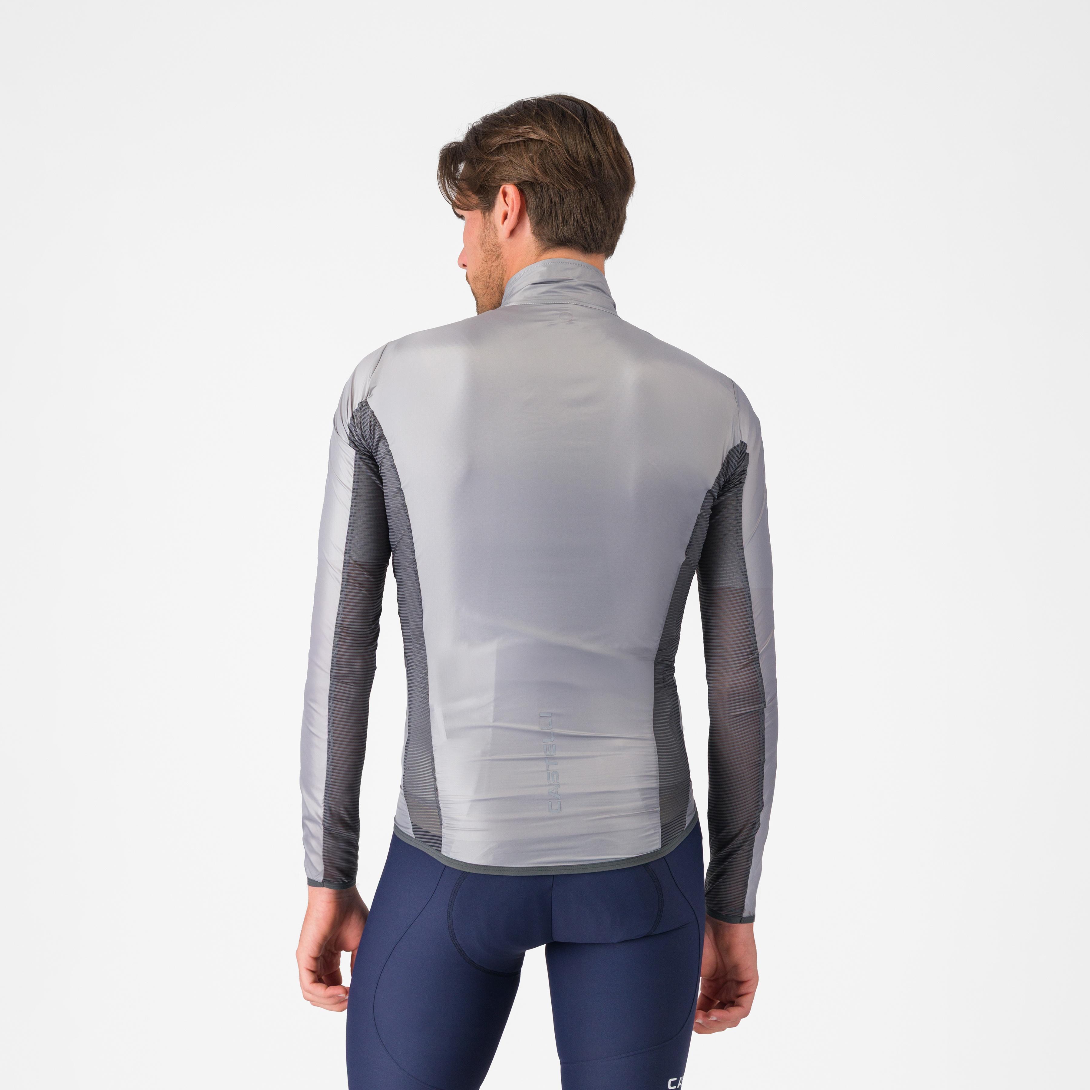 Aria shell 2 jacket - silver gray/dark gray - castelli