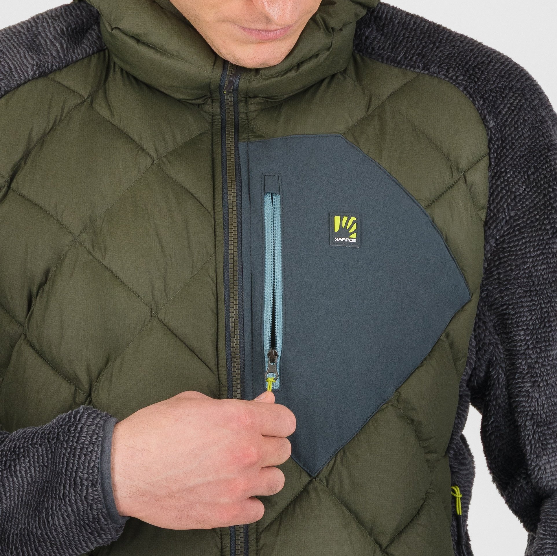 Marmarole up jacket - deep depths/woodl.gray - karpos