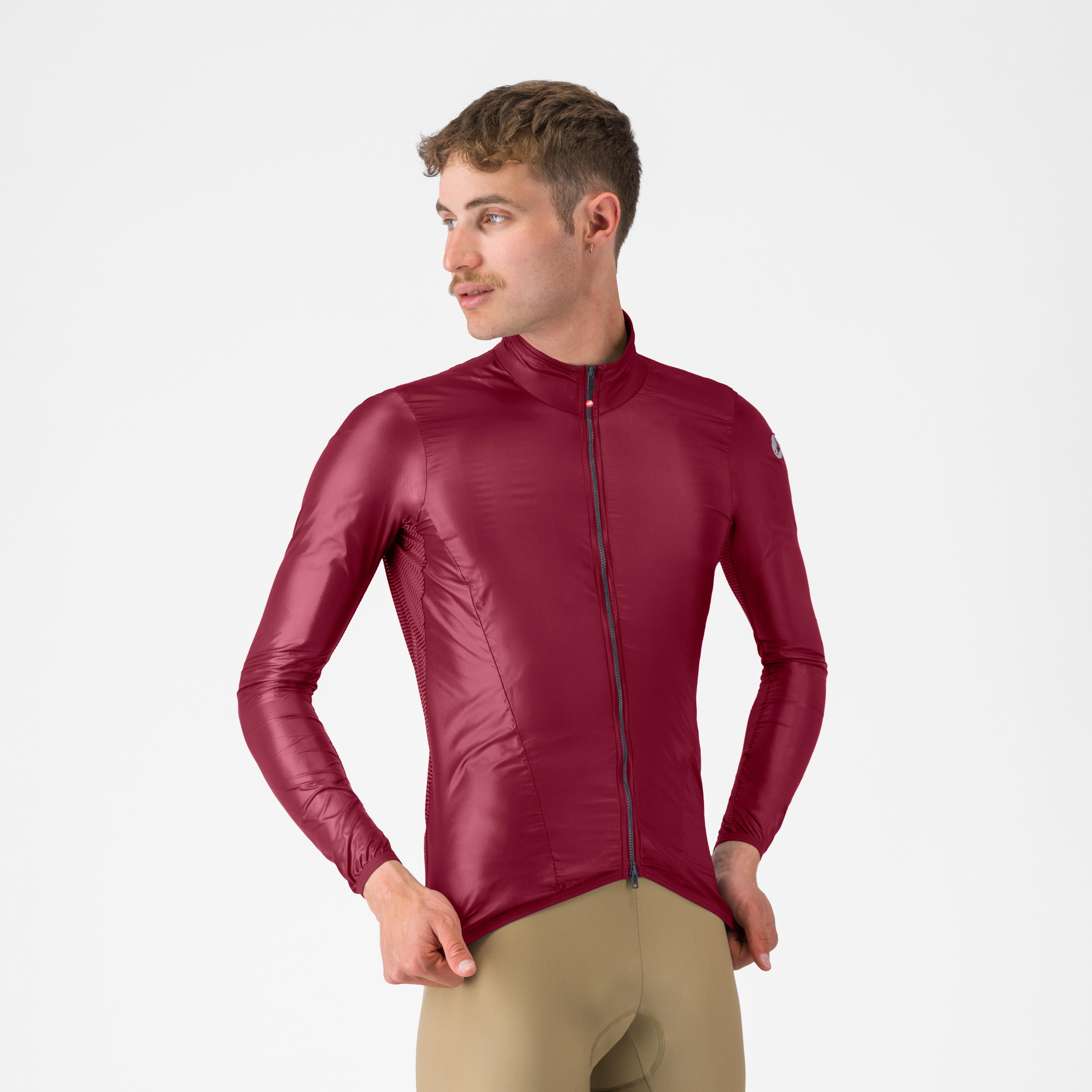 Aria shell 2 jacket - deep bordeaux - castelli