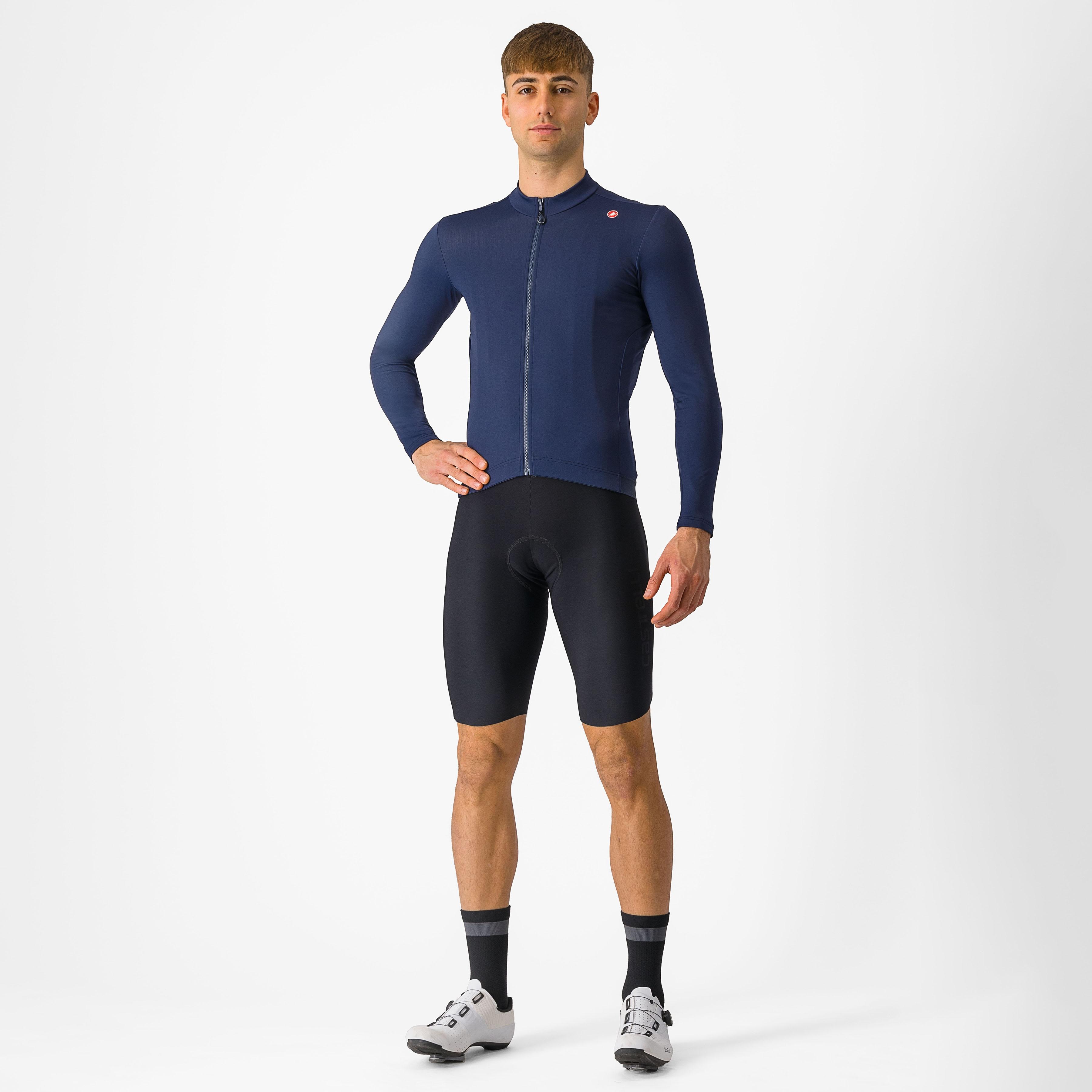 Espresso thermal jersey - belgian blue - castelli