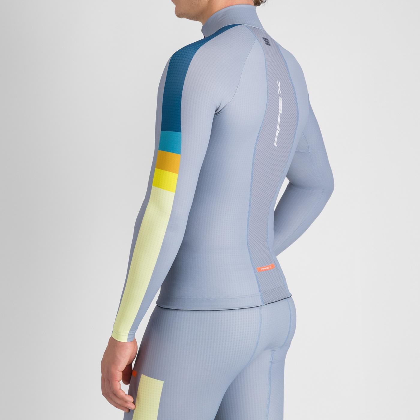 Apex jersey - cement/green/yellow - sportful
