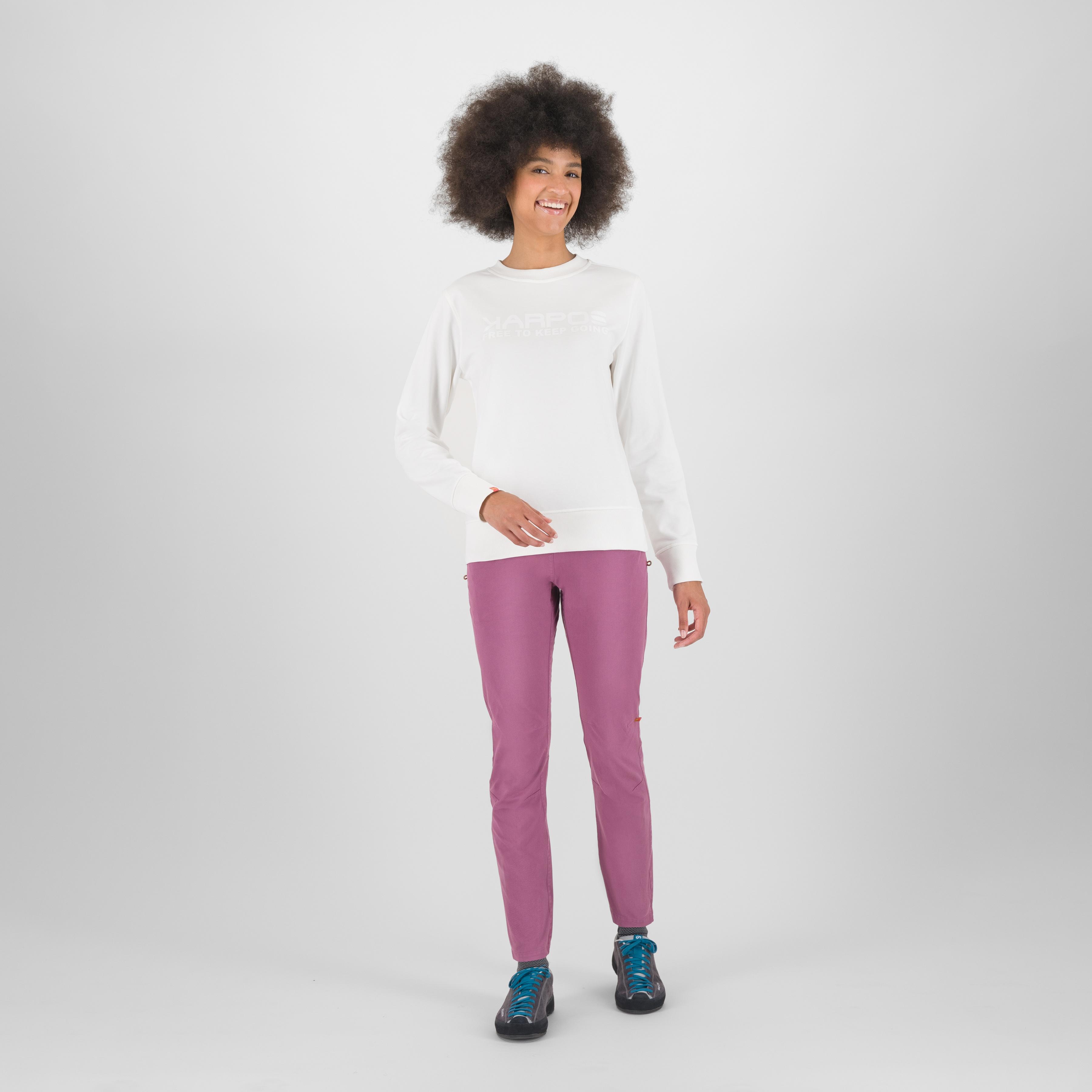 Sparviero w sweatshirt - bright white - karpos