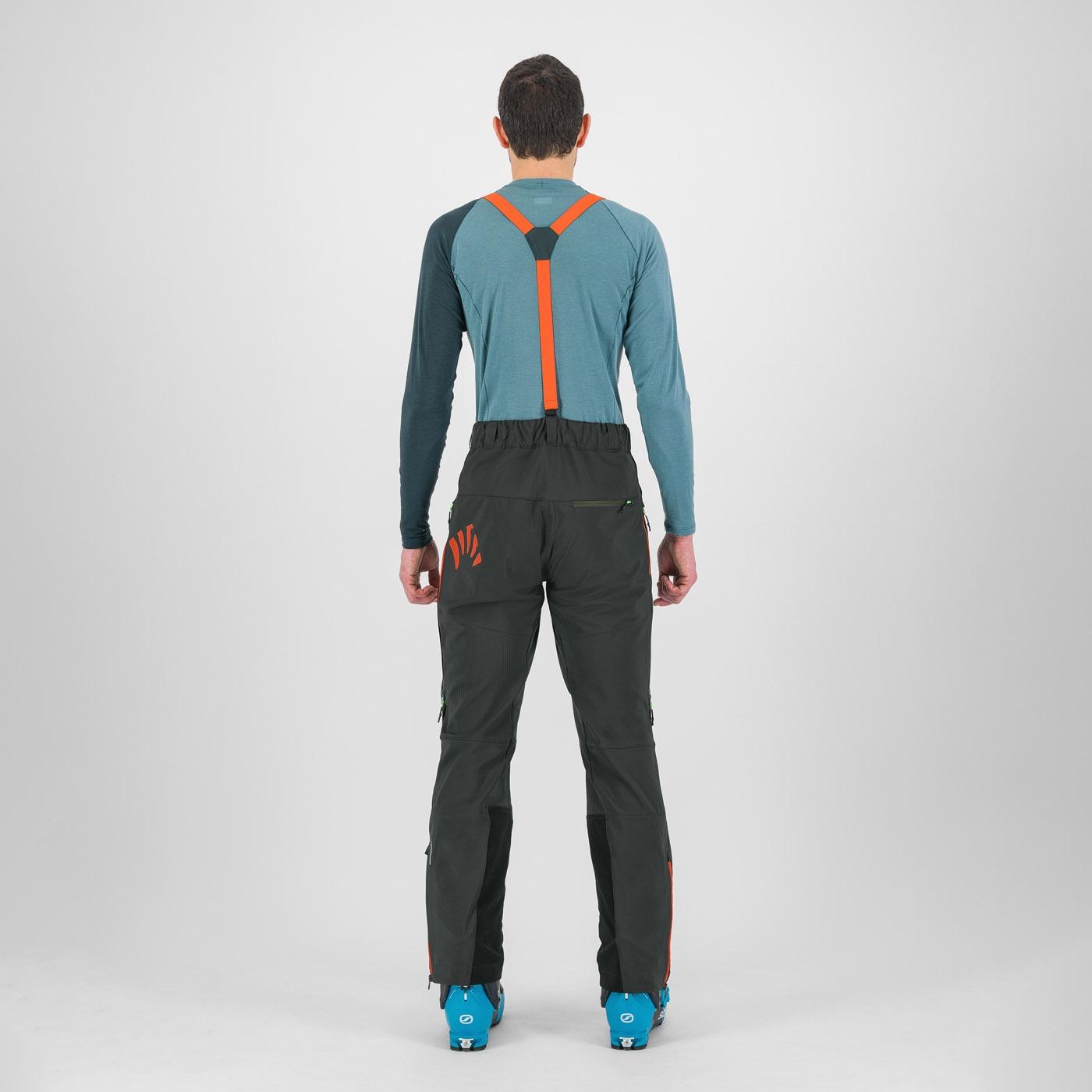 Schiara evo pant - black/spicy orange - karpos