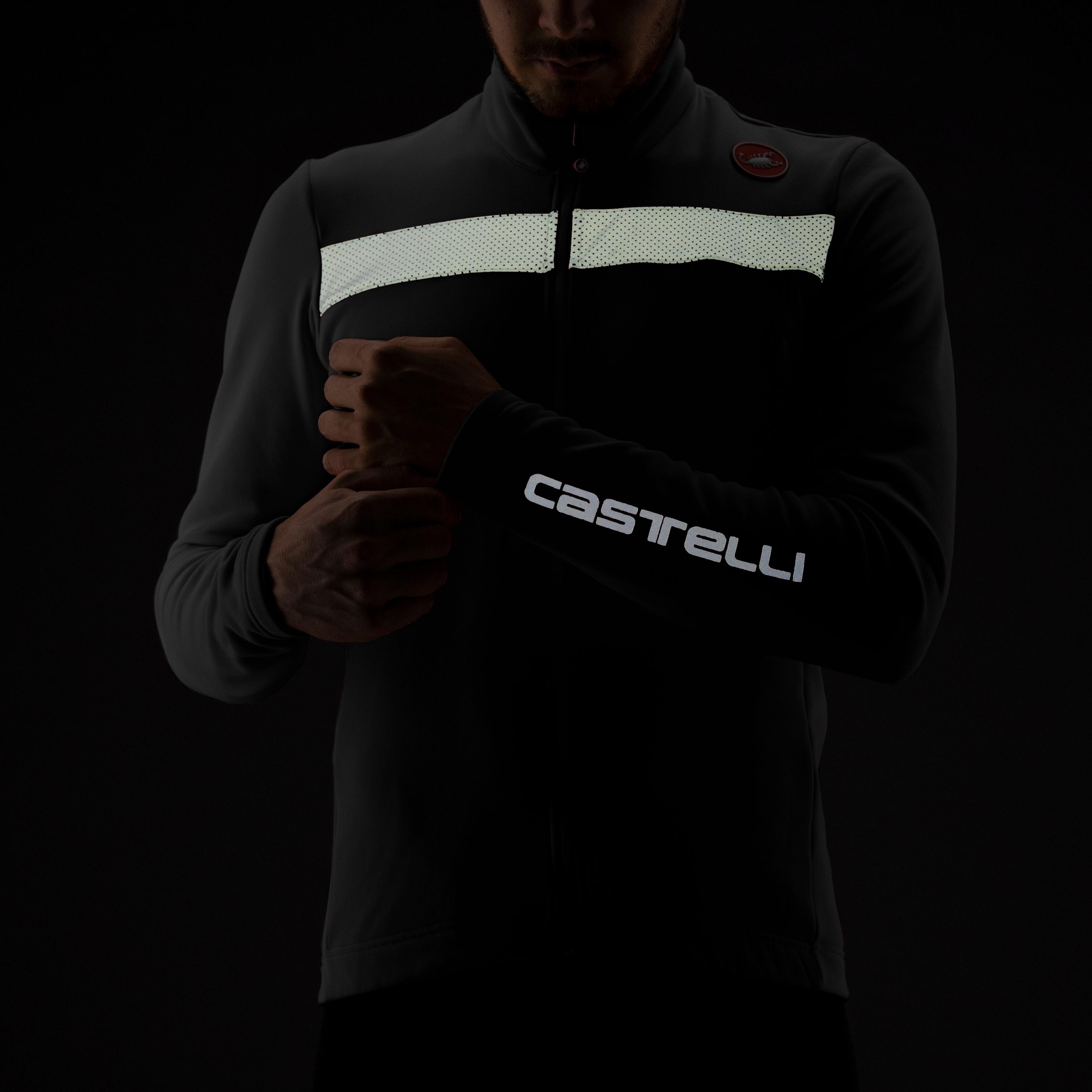 Puro 3 jersey fz - light black/silver reflex - castelli