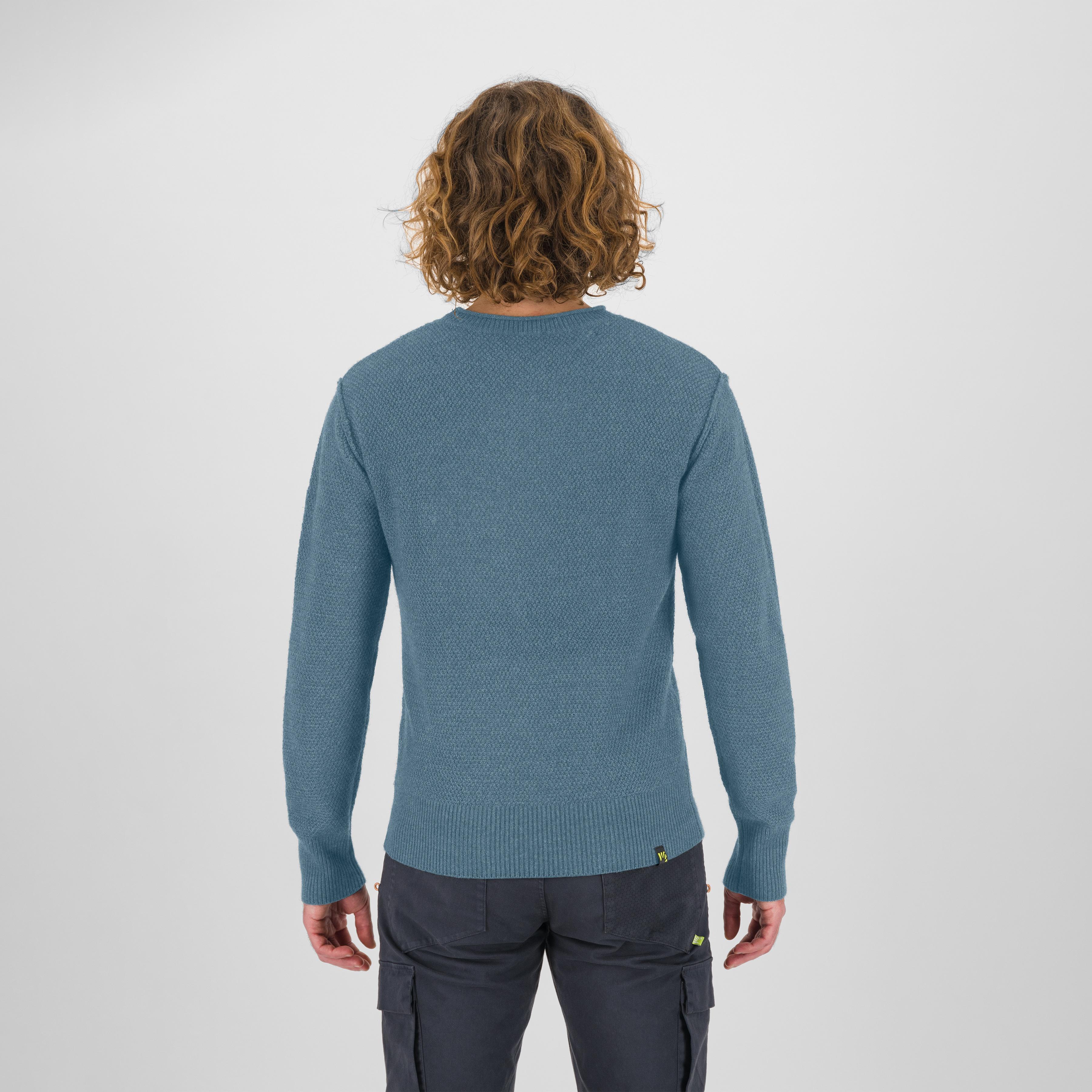 Ermellino crewneck sweater - blue mirage - karpos