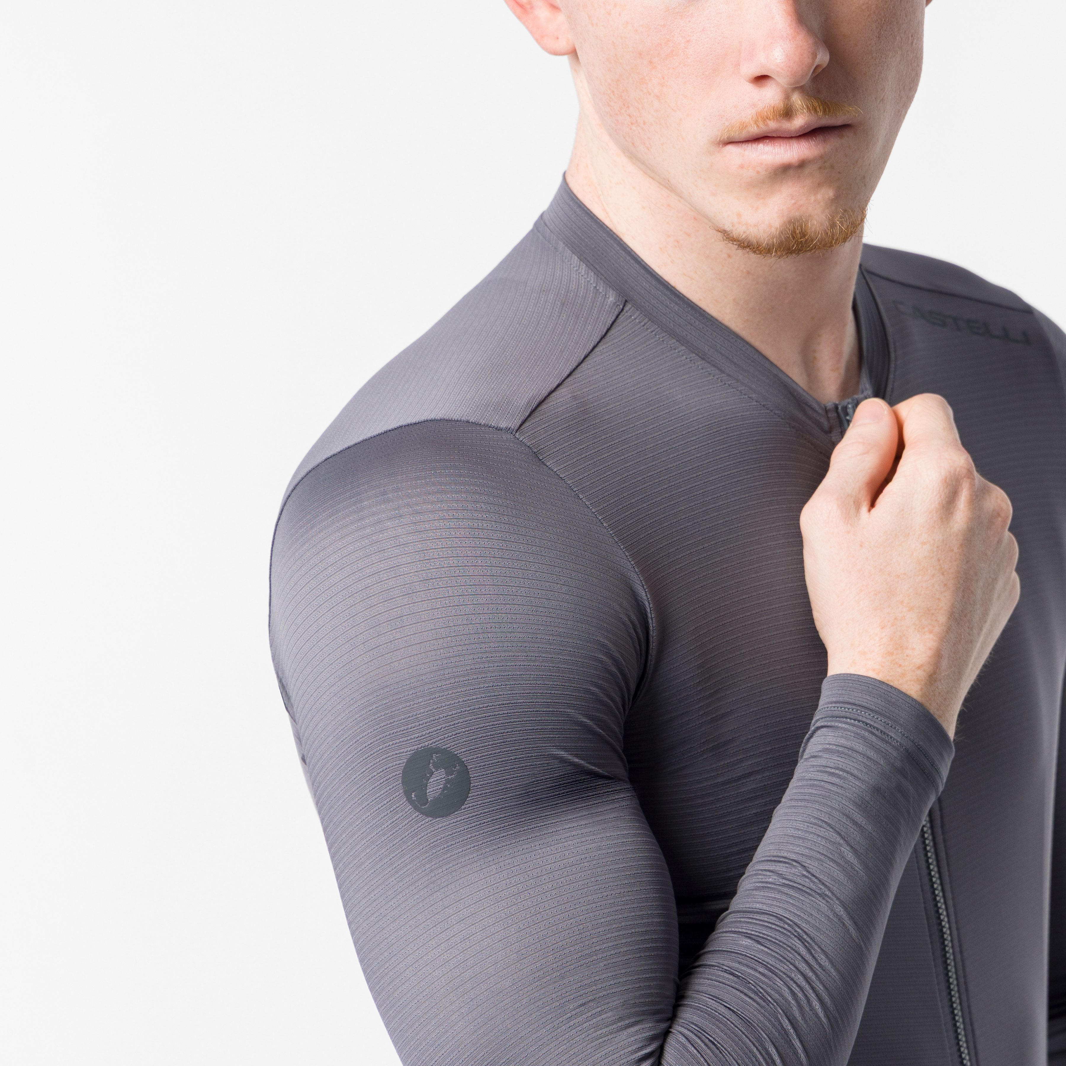 Espresso 2 ls jersey - smoky gray - castelli