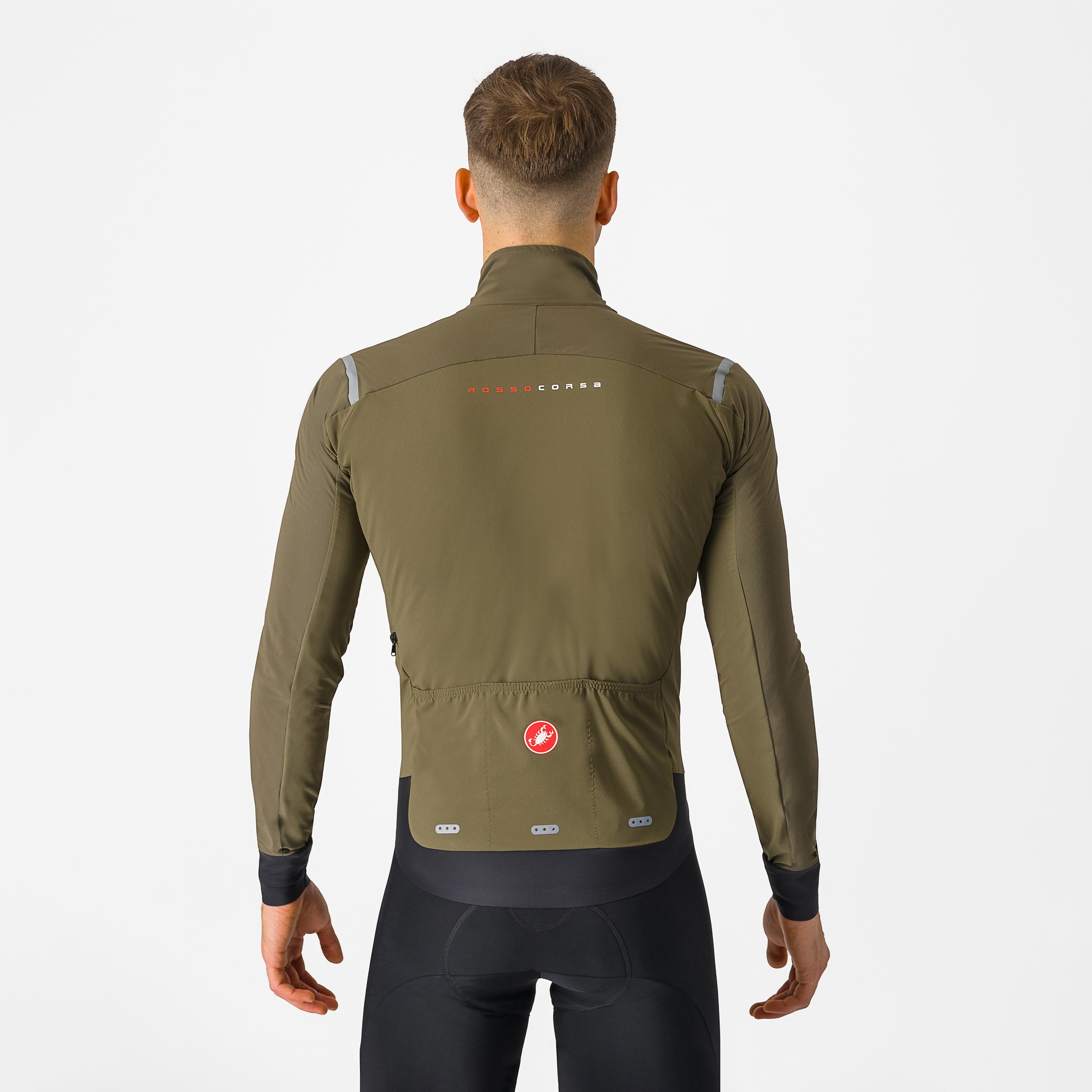 Alpha flight ros jacket - tarmac/clay-silver gray - castelli
