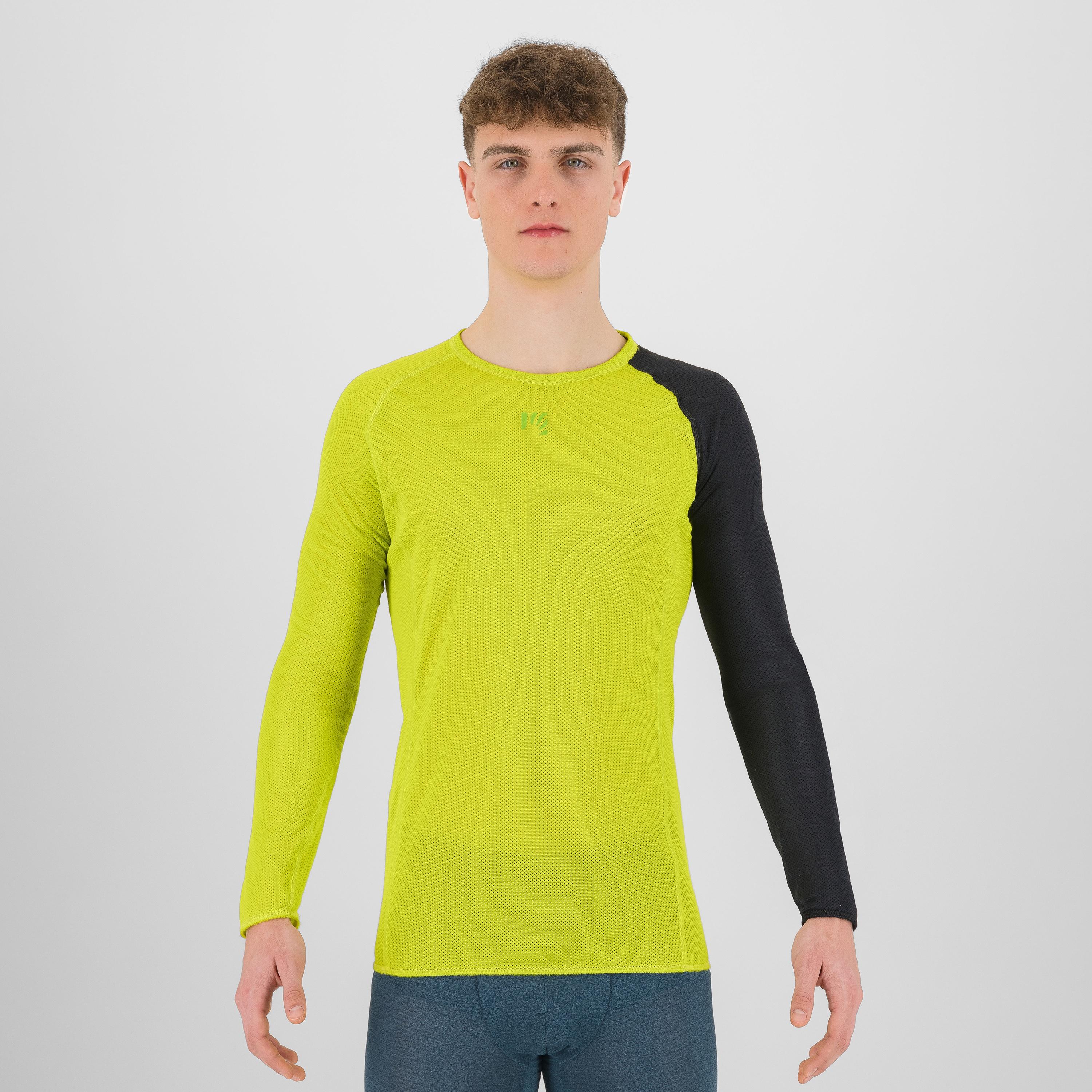 Dinamico octa jersey ls - kiwi colada/black - karpos