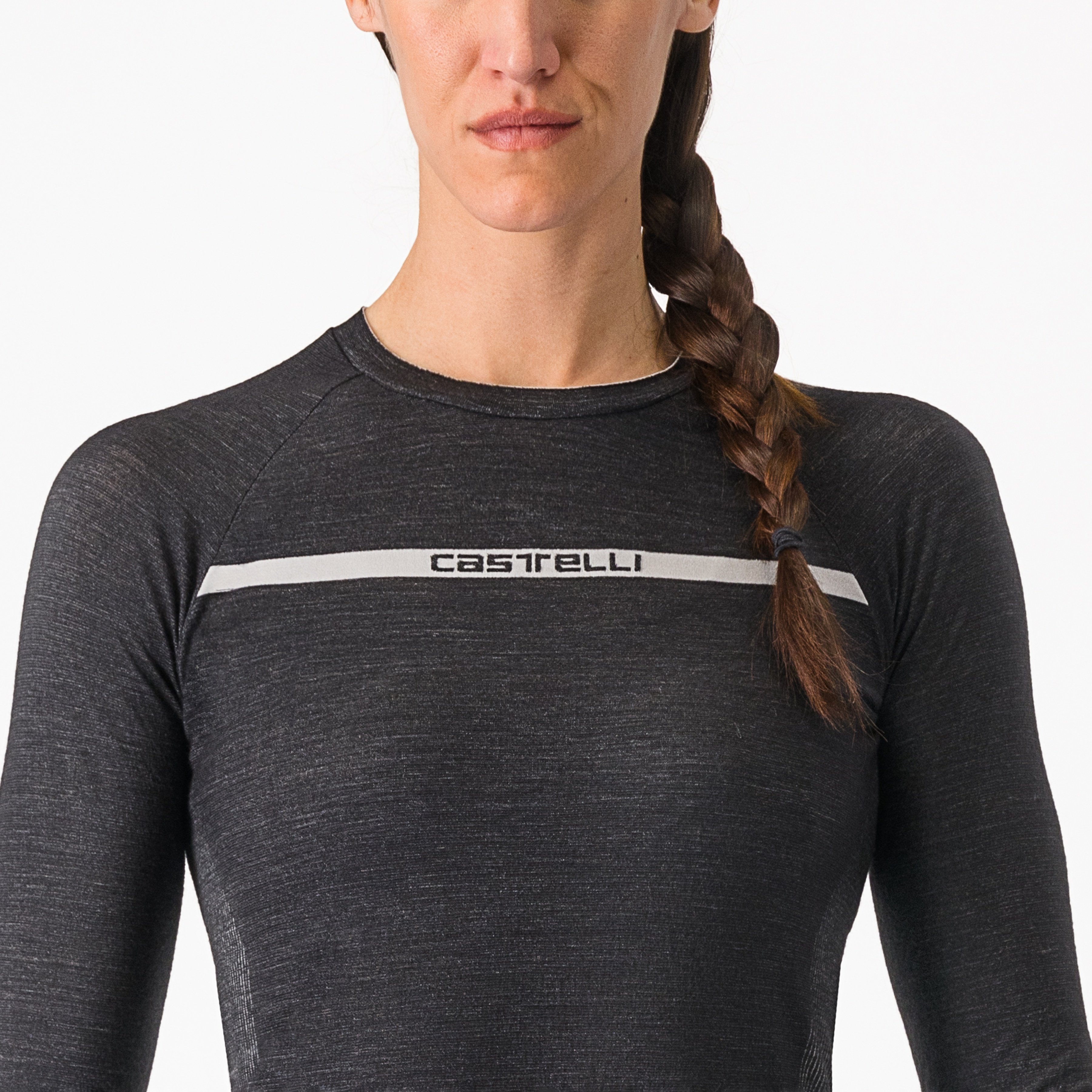 Merino seamless w baselayer - black - castelli