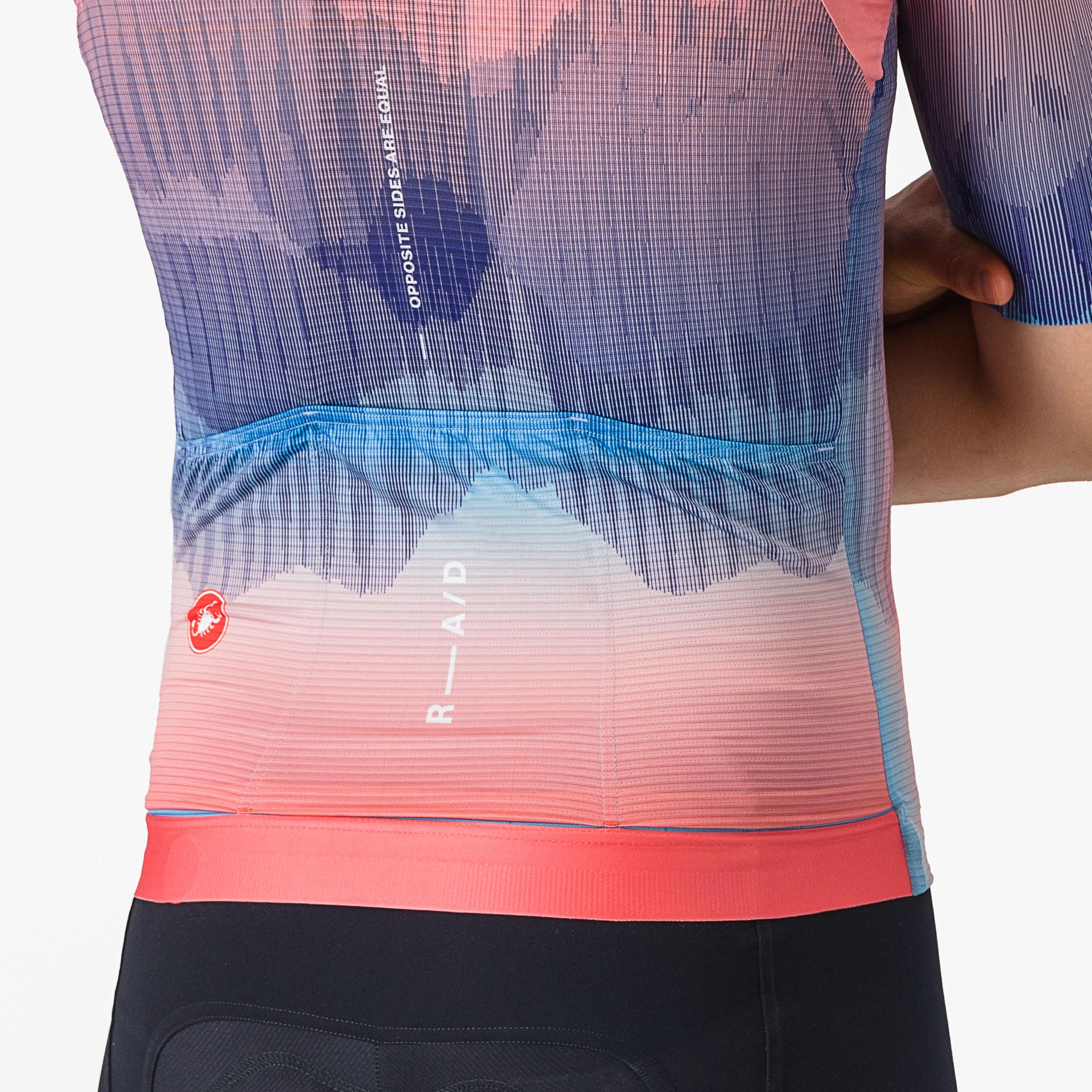 R-a/d jersey - multicolor pink/blue - castelli