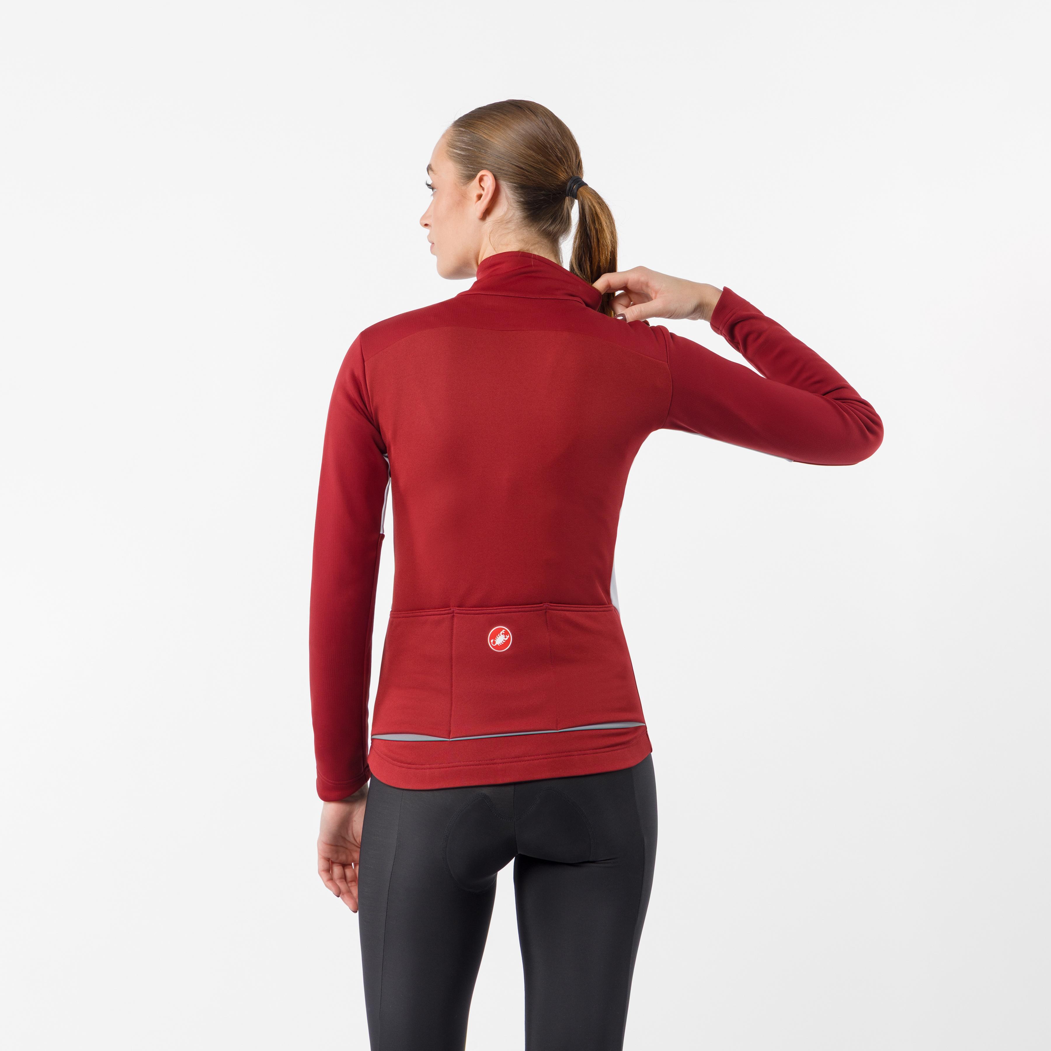 Entrata 2 w jacket - garnet/silver gray - castelli