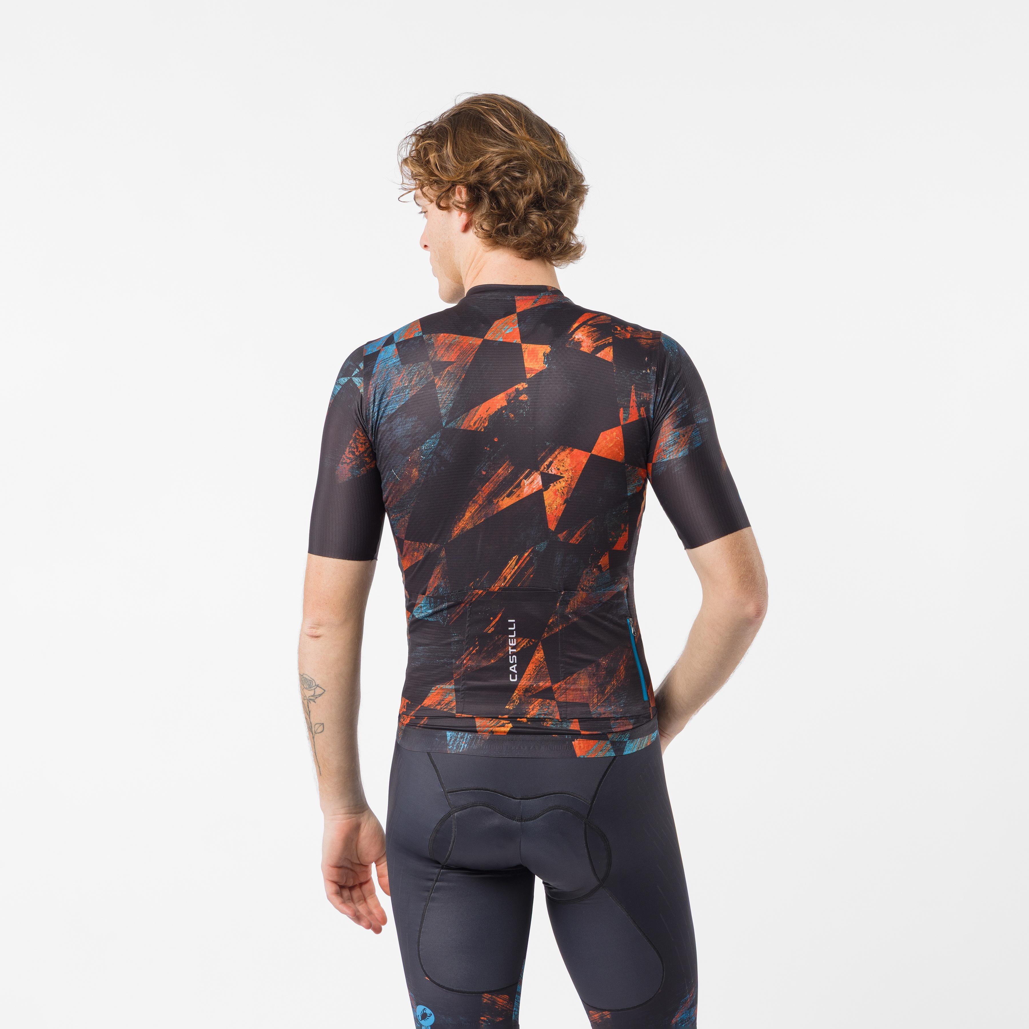 Photofinish espresso 2 jersey limited edition - black zip - castelli