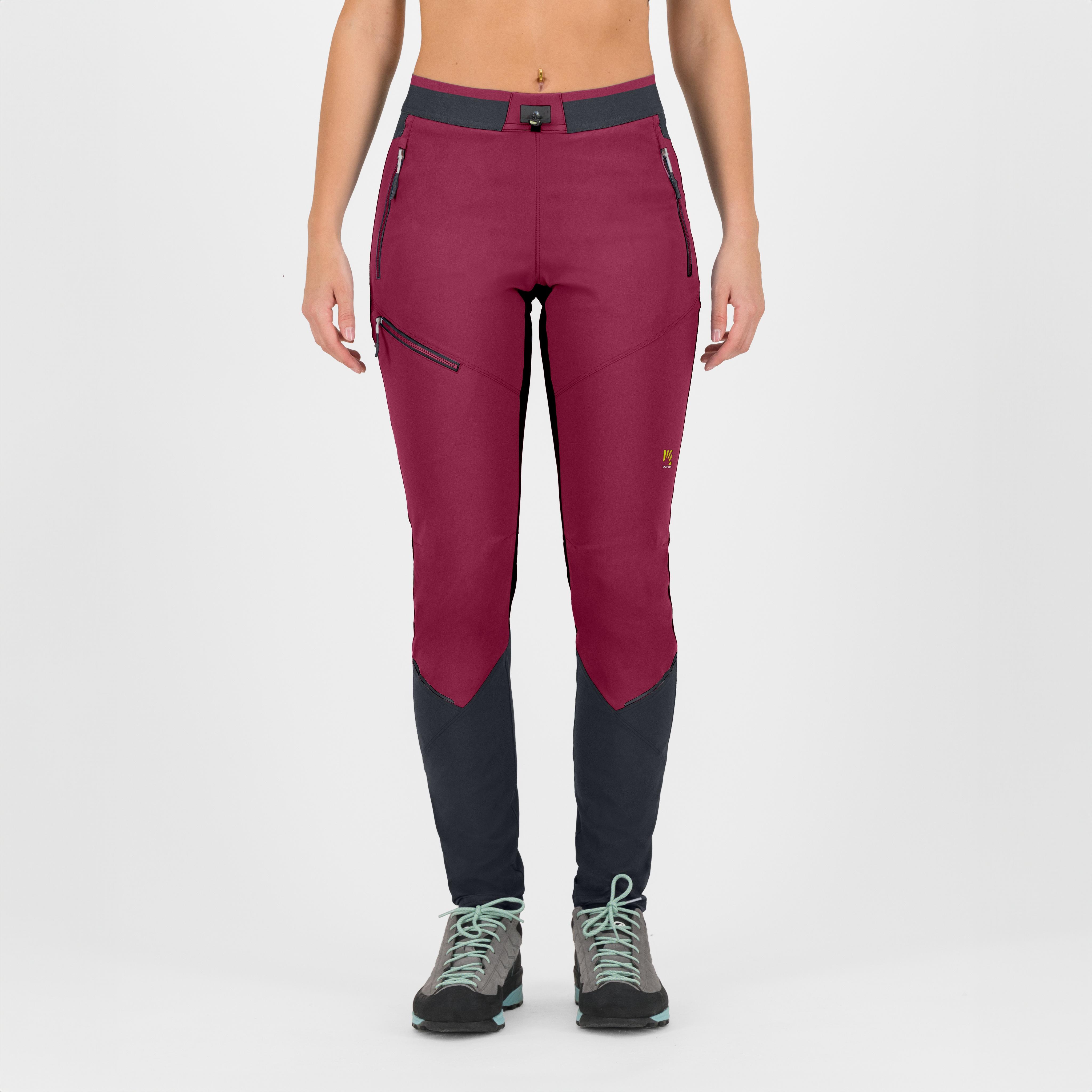 Rock evo w pant - beet red/vulcan - karpos
