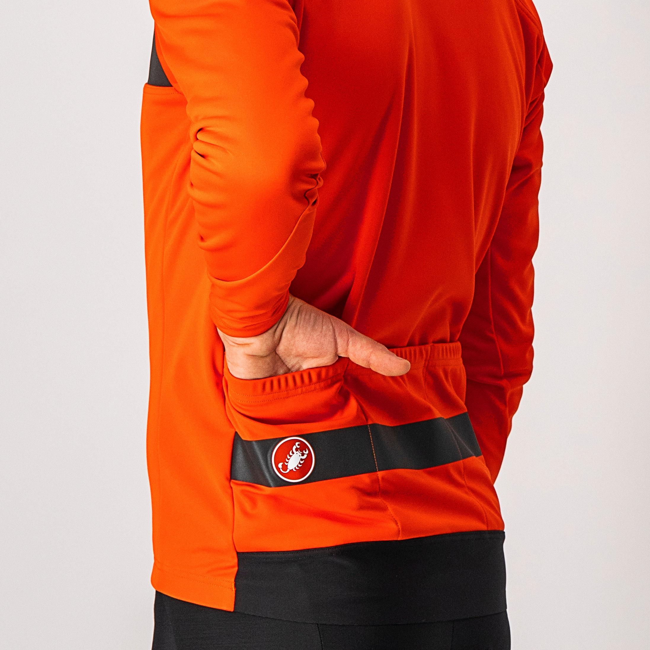Raddoppia 3 jacket - fiery red/black reflex - castelli