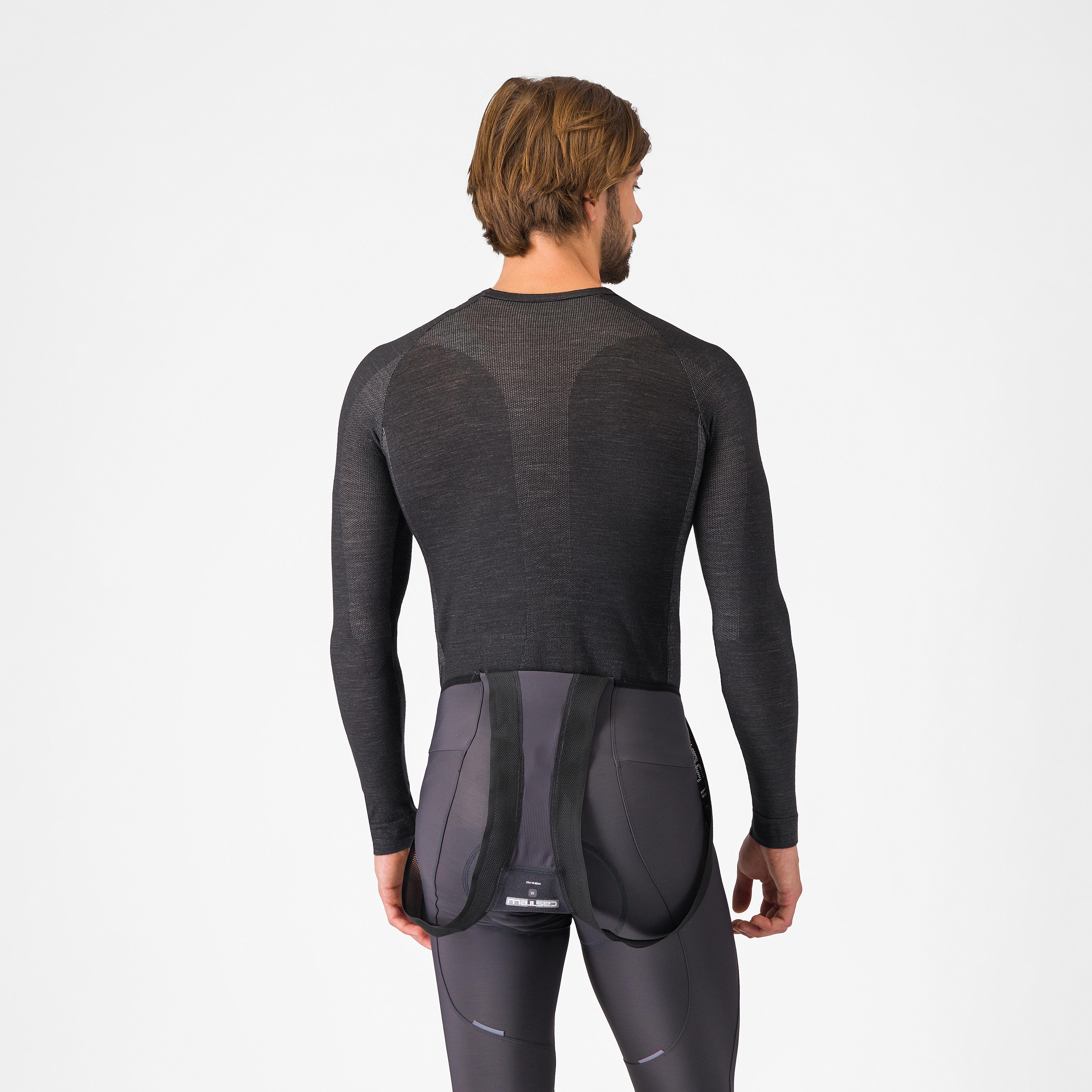 Merino seamless baselayer - black - castelli