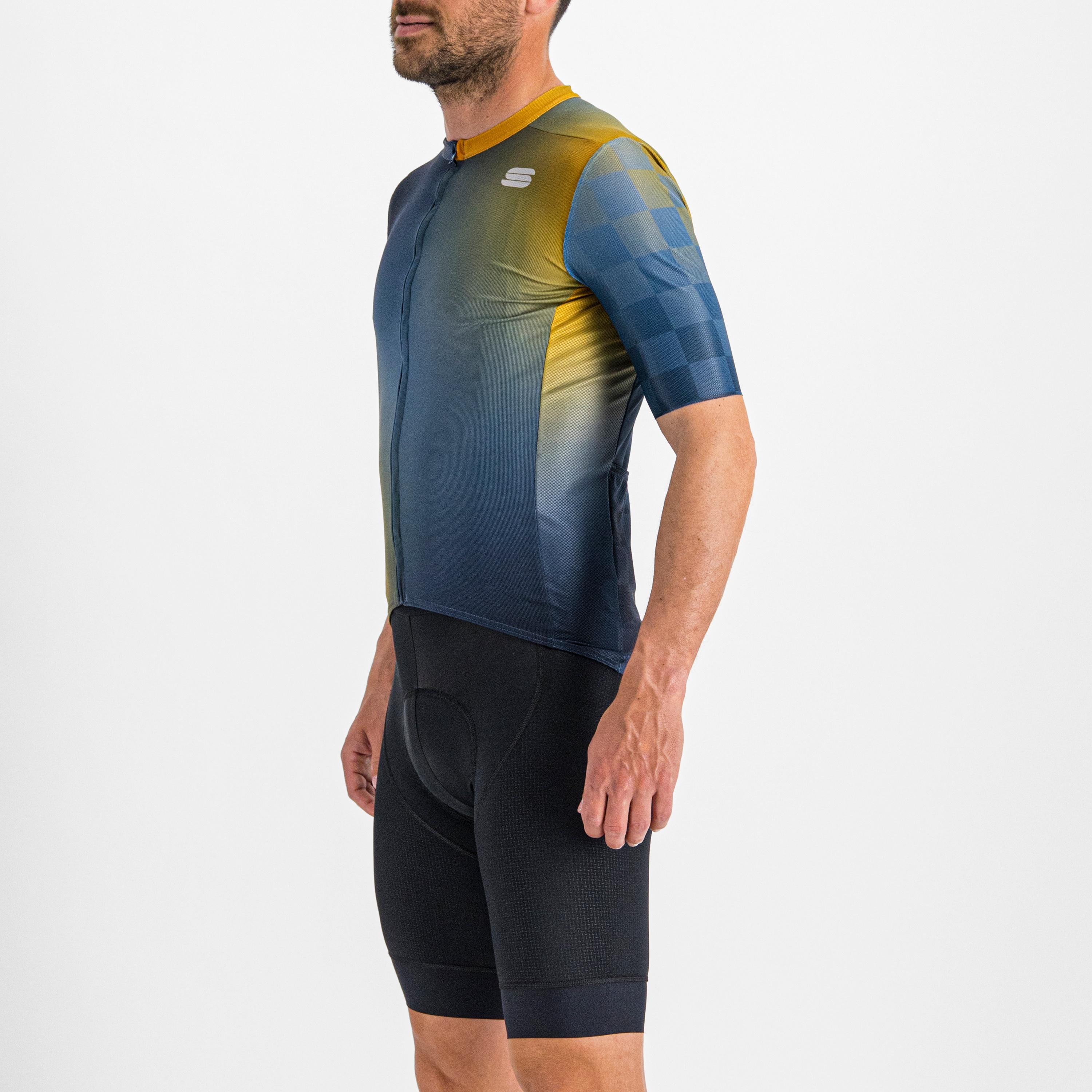 Rocket jersey - galaxy blue blue sea golden oa - sportful